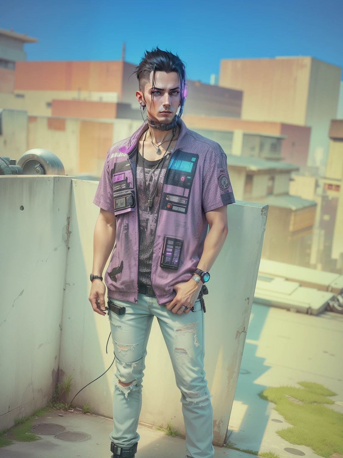 Change background Cyberpunk