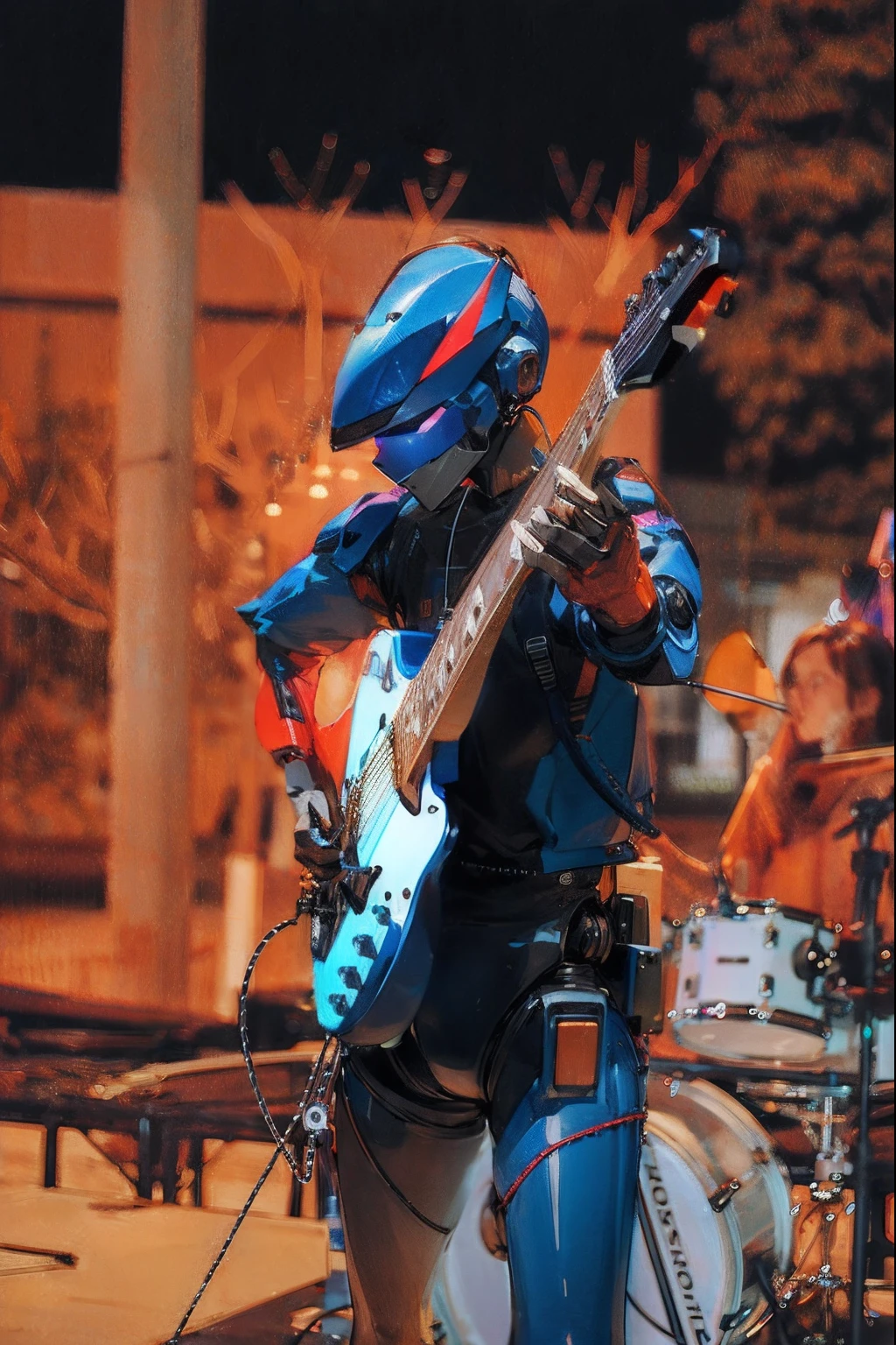 Mechanical Guitar Amazing Electric Robotica