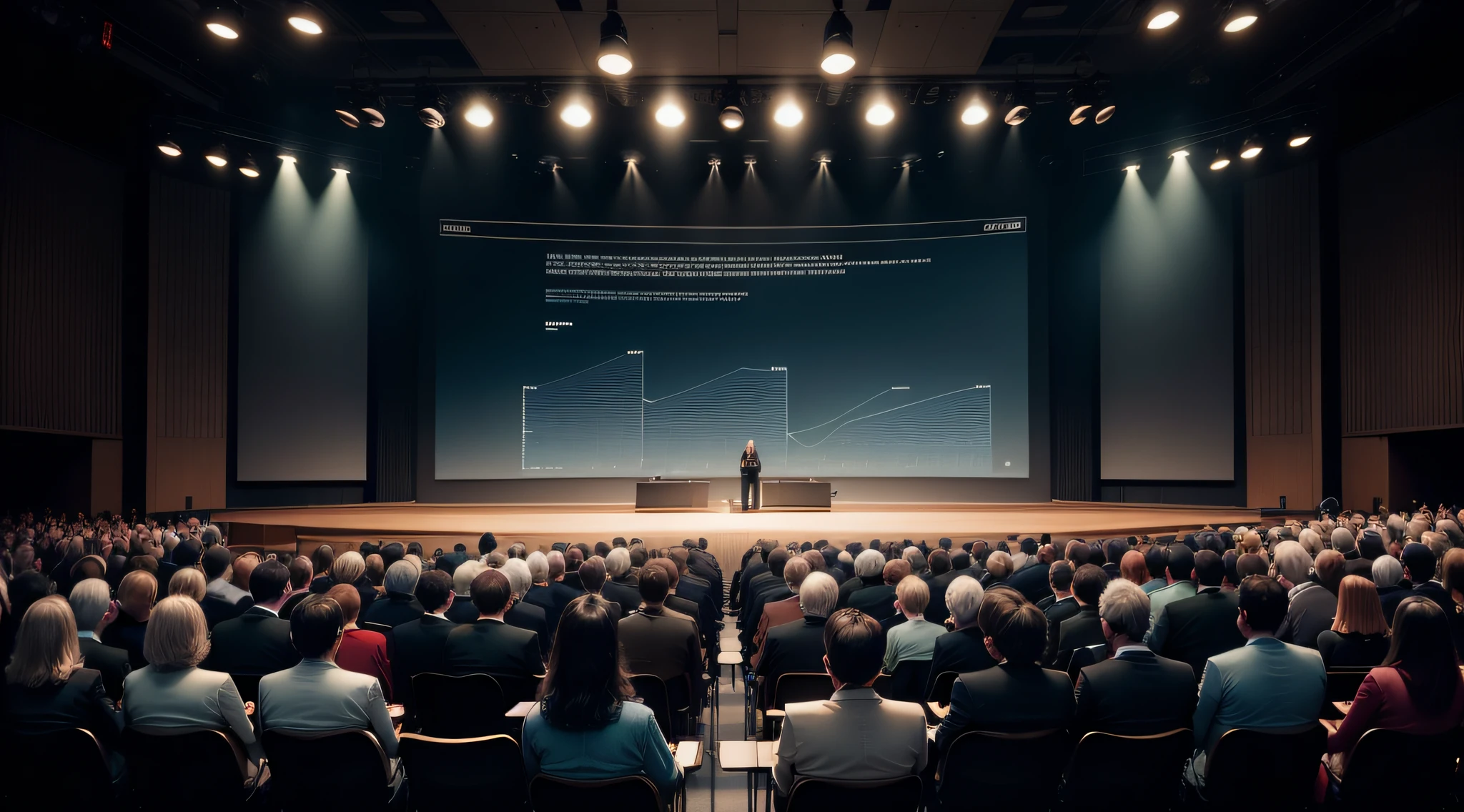 The image depicts an environment of scientific research and discovery, where the surprising results of analysis in Sweden are revealed.

In the center of the image, there is a group of researchers gathered in a modern auditorium, with rows of chairs facing the stage. Onstage, a researcher is standing at a podium, looking out over an audience of his colleagues. He's holding a folder with an intriguing smile on his face, signaling the reveal of something remarkable.

The projection screen behind the researcher displays a graph or a detailed data visualization showing trends and results of analysis performed between 1971 and 1999 on the 59,000 men. The chart is accurately rendered, highlighting the most relevant and impressive information.

The faces of the other researchers in the audience are a mixture of surprise, interest and curiosity. Some are taking notes, while others are excitedly discussing. The environment reflects the emotion and importance of the presented results.

In the corner of the image, there is a commemorative band or banner that mentions the name of the research, the period of study and the surprising discovery revealed. This adds context and prominence to the subject of the image.

The lighting is directed towards the stage, highlighting the researcher and the projection screen, while creating soft shadows on faces and objects. The light is also reflected on the surfaces of the chairs and the stage, adding a touch of realism.

The color palette is composed of neutral tones and shades of blue and white, reflecting the seriousness of the academic and scientific environment.

In summary, the image captures the moment of revelation and surprise of the results of an analysis carried out between 1971 and 1999 in Sweden, with 59 thousand men. It highlights the excitement and interest of researchers in the face of discovery and the importance of scientific knowledge in the academic community.