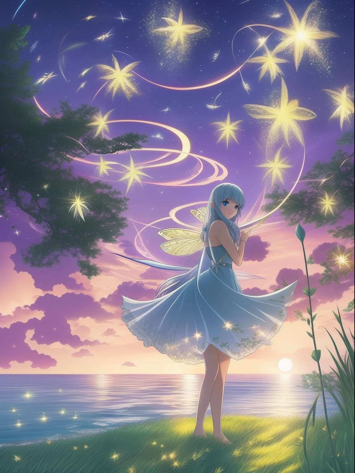 Shining Fairy、Shining fireflies、moon shining、Shining sea