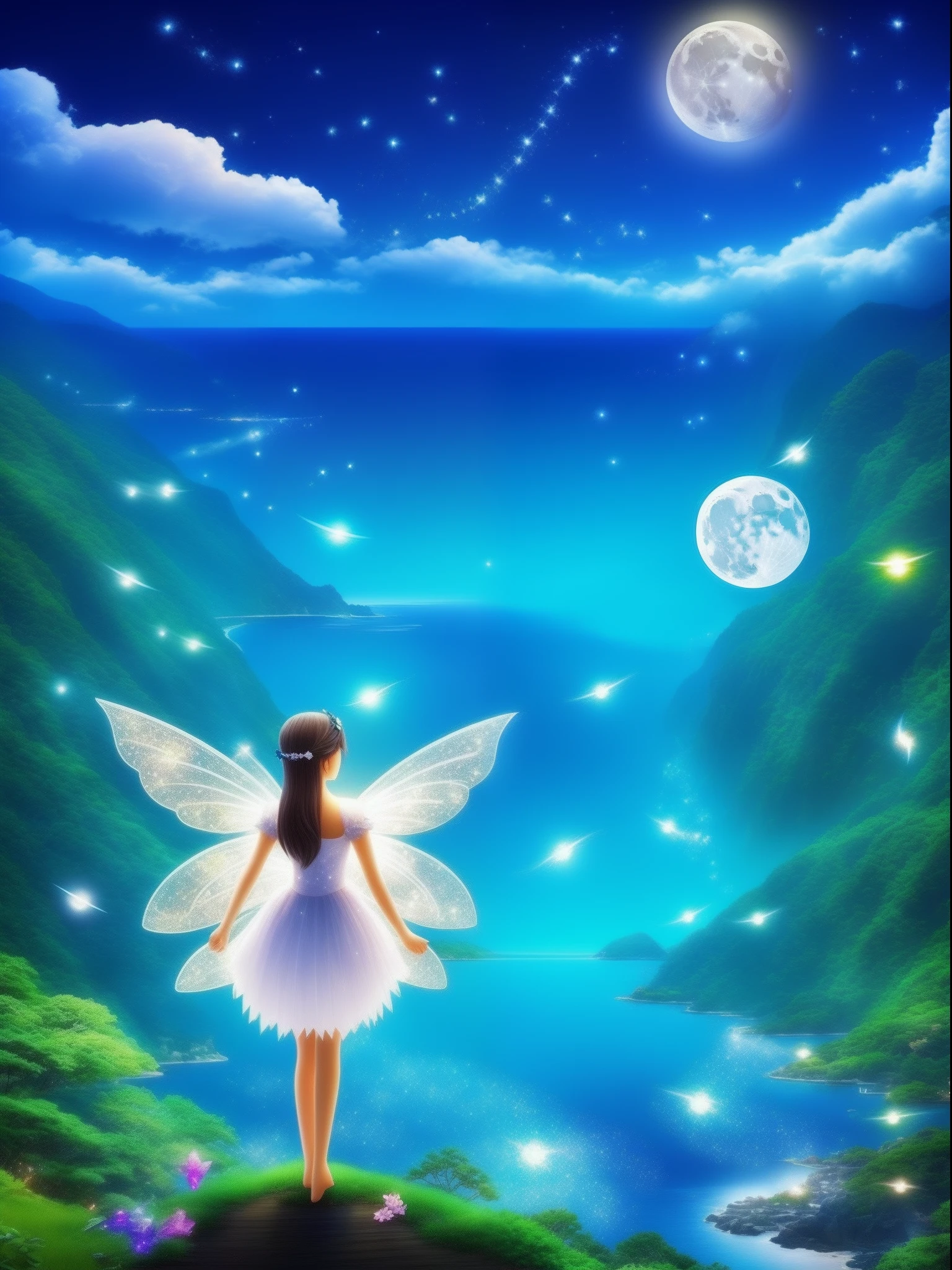 Shining Fairy、Shining fireflies、moon shining、Shining sea