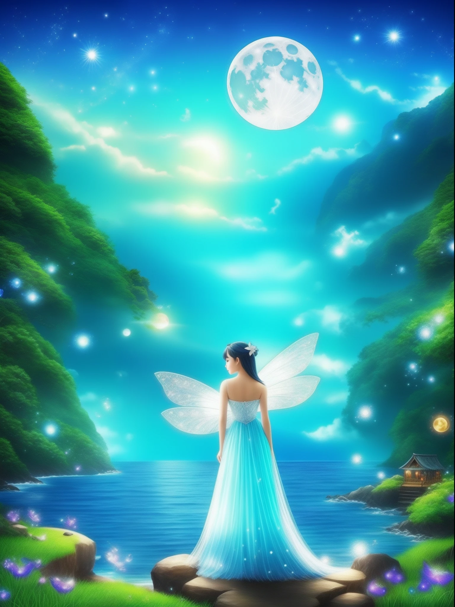 Shining Fairy、Shining fireflies、moon shining、Shining sea