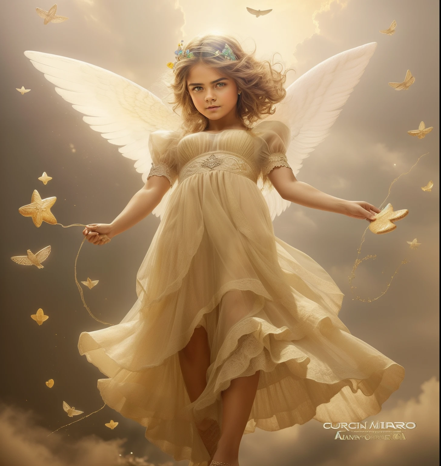 ((Saint guardian angel))) (((cuerpo completo))) 19 year old, de rostro y aspecto anglosajona))) (((Con una cara seria y piadosa. Con una mirada dulce y tierna))) (obra maestra, calidad superior, mejor calidad, arte oficial, beautiful and aesthetic: 1.2), extremadamente detallado, colorido, highest detailed, Cara perfecta, parte superior del cuerpo, HDR, (orando: 1.3), eye-catching visuals, colores vibrantes. ultra detallado, 8k, HDR. Grado de color profesional, colores ricos, powerful imagery, 4k, 8k,obra maestra,...