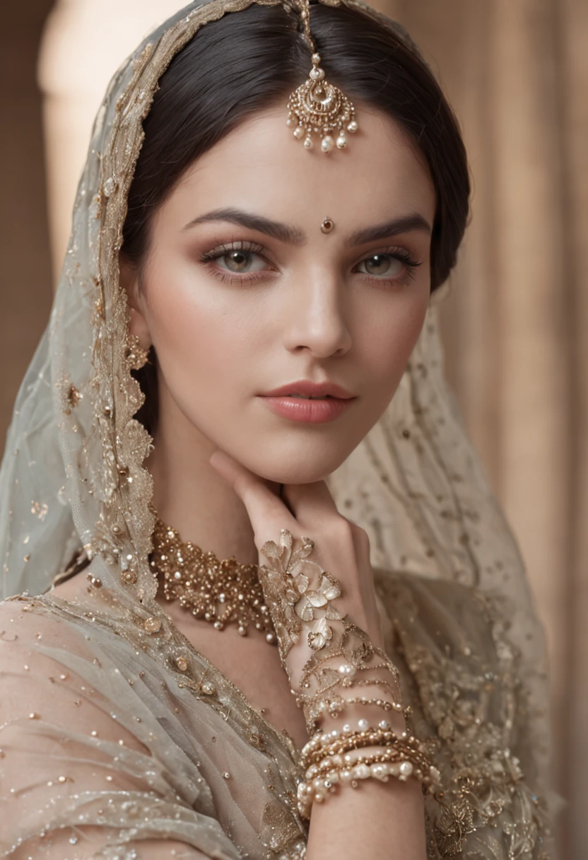 Indian, ((Top Quality, 8K, masterpiece: 1.3)), , focusing: 1.2, Perfect Body Beauty: 1.4, butt: 1.2, (Layered hairstyles: 1.2)), (Dark Street: 1.3), highly detailed face and skin textures, s whole body, Fair eyes, full photo