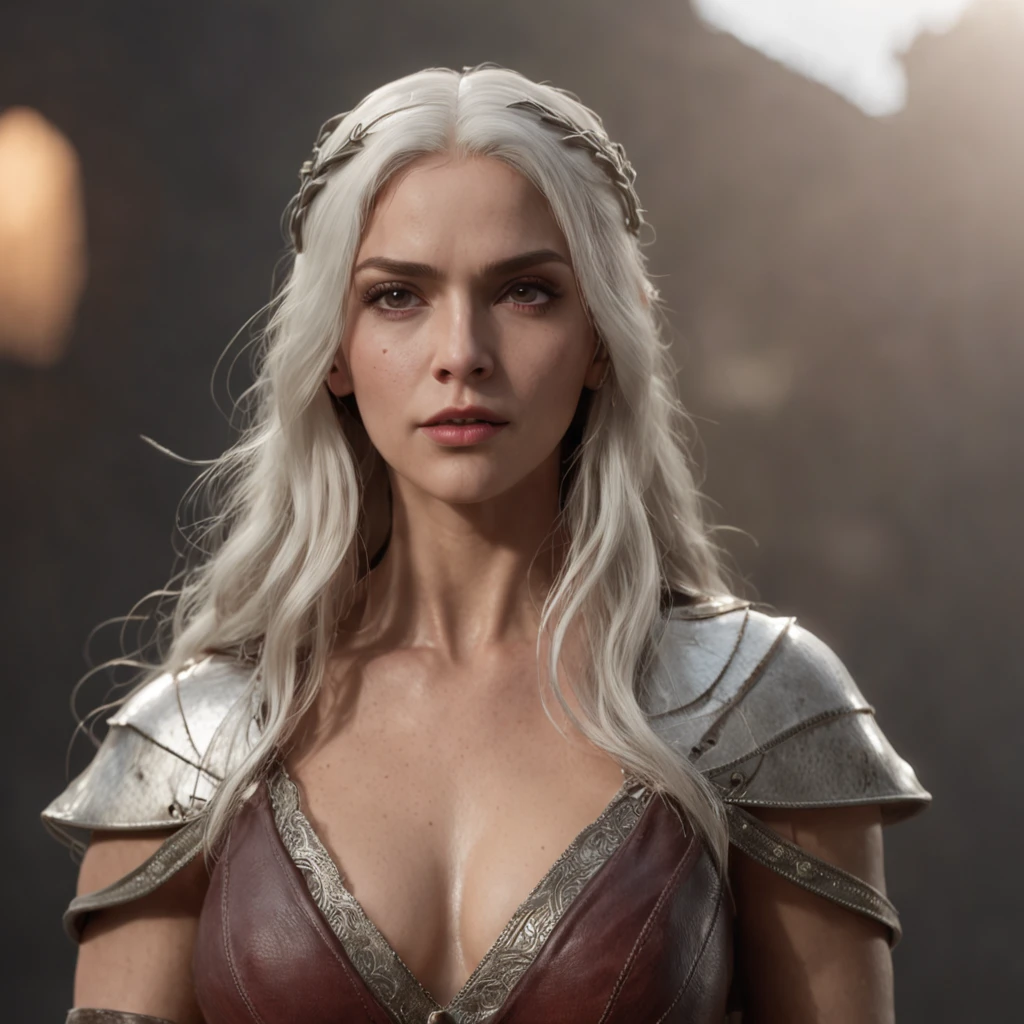 (Professional 3D rendering:1.3) de (Realistic:1.3) Foto de arte mais bonita do mundo，Features soft and bright female heroes, ((Epic hero fantasy Muscular woman rough wet hero angry look long white hair and fierce expression in dynamic pose, fantastic location, majestoso ambiente desordenado)), corpo inteiro 8k unidade render, action shot, poros da pele, very dark lighting, sombreamento pesado, circunstanciado, Rosto detalhado, (vibrante, fotogrdeia realista, Realistic, Dramatic, Escuro, foco nítido, 8k), (Old leather clothes damaged by bad weather:1.4), ((((Use peles)))), (intrincado:1.4), decadente, (altamente detalhado:1.4), pintura digital, rendering by octane, art stations, Conceito-Arte, liso, foco nítido, illustration, germe da arte, (Loish:0.23), Wlop Ilya Kuvshinov, e Greg Rutkowski e Alphonse Mucha Gracias, (global ilumination, studiolight, Light Volumetric), chuva forte, floating particles, patife, fantasia, Onze, corpo inteiroesbian, ((Fundo escuro e antigo da cidade:1.3)),CGSesociedade,art stations