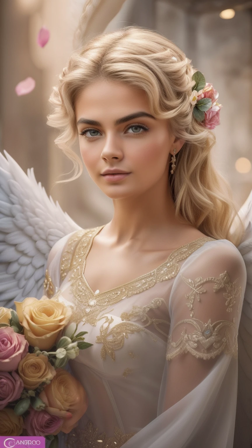 ((Saint guardian angel))) (((cuerpo completo))) 19 year old, de rostro y aspecto anglosajona))) (((Con una cara seria y piadosa. Con una mirada dulce y tierna))) (obra maestra, calidad superior, mejor calidad, arte oficial, beautiful and aesthetic: 1.2), extremadamente detallado, colorido, highest detailed, Cara perfecta, parte superior del cuerpo, HDR, (orando: 1.3), eye-catching visuals, colores vibrantes. ultra detallado, 8k, HDR. Grado de color profesional, colores ricos, powerful imagery, 4k, 8k,obra maestra,...