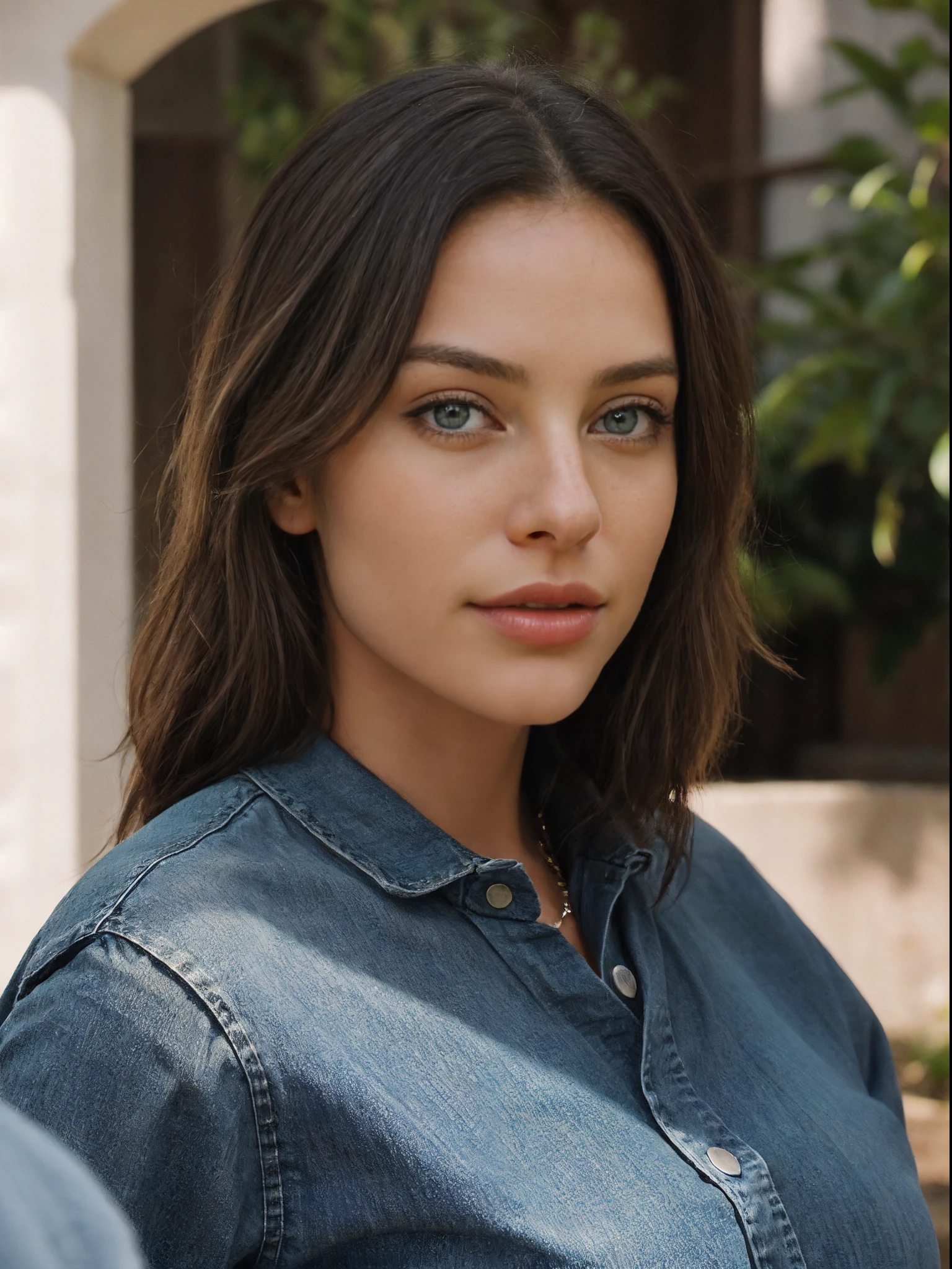 /imagine prompt: "Uma bela modelo inglesa usando jeans. She's standing, com uma postura realista, expressing confidence and elegance. His blue eyes are realistic, brilhantes e expressivos, conveying a sense of depth and emotion. His face is realistic, with smooth strokes and delicate contours, destacando sua beleza natural. Your skin is portrayed realistically, com textura, tones and nuances that faithfully reproduce the appearance of human skin. The scenario is realistic, com cada detalhe cuidadosamente representado, Whether in a photo studio or in an outdoor setting, Creating an authentic and immersive atmosphere. The lighting is carefully adjusted to highlight the facial features of the model and create realistic shadows. The details of the jeans look are precise, mostrando os diferentes tons de azul e a textura do tecido. The model's long blonde hair is depicted with individualized strands and a natural shine. The environment around the model is richly detailed, seja com elementos urbanos modernos, such as busy buildings and streets, ou em uma paisagem natural, with trees, Flowers and blue sky. The image is so vivid and realistic that it feels like we can touch and feel every element present. The visual quality is comparable to film productions, with the highest possible resolution, seja em 8k ou 16k, to capture every detail with extreme precision. The lighting effects used are inspired by cinematic techniques, com sombras suaves e realistas, creating a sense of depth and dimension. The framing of the scene is carefully planned, following the principles of cinematography, with a harmonious and balanced composition. The image conveys the feeling of being present in the moment, as if we were watching a scene from a movie in high quality. To achieve this level of realism, Advanced imaging techniques, reality and post-production were used, ensuring an impressive and detailed visual representation