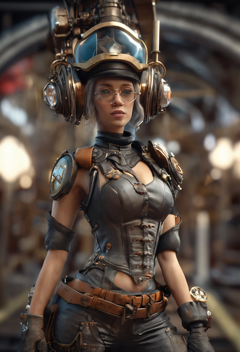 ((Best quality)), ((masterpiece)), (detailed:1.4), 3D, an image of a beautiful steampunk female,HDR (High Dynamic Range),Ray Tracing,NVIDIA RTX,Super-Resolution,Unreal 5,Subsurface scattering,PBR Texturing,Post-processing,Anisotropic Filtering,Depth-of-field,Maximum clarity and sharpness,Multi-layered textures,Albedo and Specular maps,Surface shading,Accurate simulation of light-material interaction,Perfect proportions,Octane Render,Two-tone lighting,Wide aperture,Low ISO,White balance,Rule of thirds,8K RAW,
