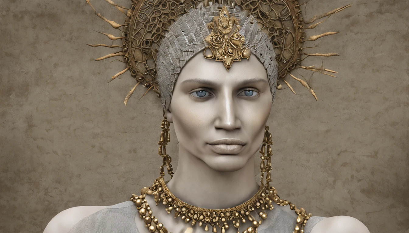 (Numerosas obras-primas premiadas de, with incredible detail, textures and maximum detail), ((Full body standing image)), (Ultra foto realsisim:1.4), (Realistic:1.3), (para cima da parte superior do corpo:0.3), (melhor qualidade de pele textura real), (Thin true circle Symmetrical eyes), (Rosto bonito lindamente desenhado,) (Um anel de brilho divino por cima:1.5), ((mundo medieval)), ((((anjo negro do Senhor, anjo branco do Senhor)))), ((retratos de corpo inteiro)), (Olhos lindos e gentis), (Ela tem um sorriso travesso no rosto), (Colorful eyes are full of sympathy), Masses of bright majestic clouds and sky, (halo optical phenomenon), (Angels dancing in the background), (dramatic light), (A majestic sight), (His expression was serene and full of tenderness,Tremendamente bonito), ((asas grandes,There are pure white feathers behind the shoulders)), (((Asas dobradas))), Brincos de vidro nas orelhas, (((dramatic photo))), (Twilight), (Sunset), (twilights), (pose divina), (cabelos dourados), (cabelos prateados), (cabelo marrom), cabelo curto e detalhado, ((head looking up)), ((olhando para baixo)), ((gives full body standing image)), (Around her neck is a simple necklace of exquisite finish), Old ruins infested with plants, Grande Templo, grande catedral, temple ruins, templo destacado, (Luminous magic circle), Site of the Old Castle, Deserted ruins, ruined ruins, Ancient ruins with clear water, Wavelets, Flowing Water, raios sagrados, epic realistic, ((com cores neutras)), (HDR:1.5), (cor pastel:1.2), Ultra - Detalhado, cinemactic, luzes quentes, dramatic light, (detalhes intrincados:1.1), O Contexto Complexo,