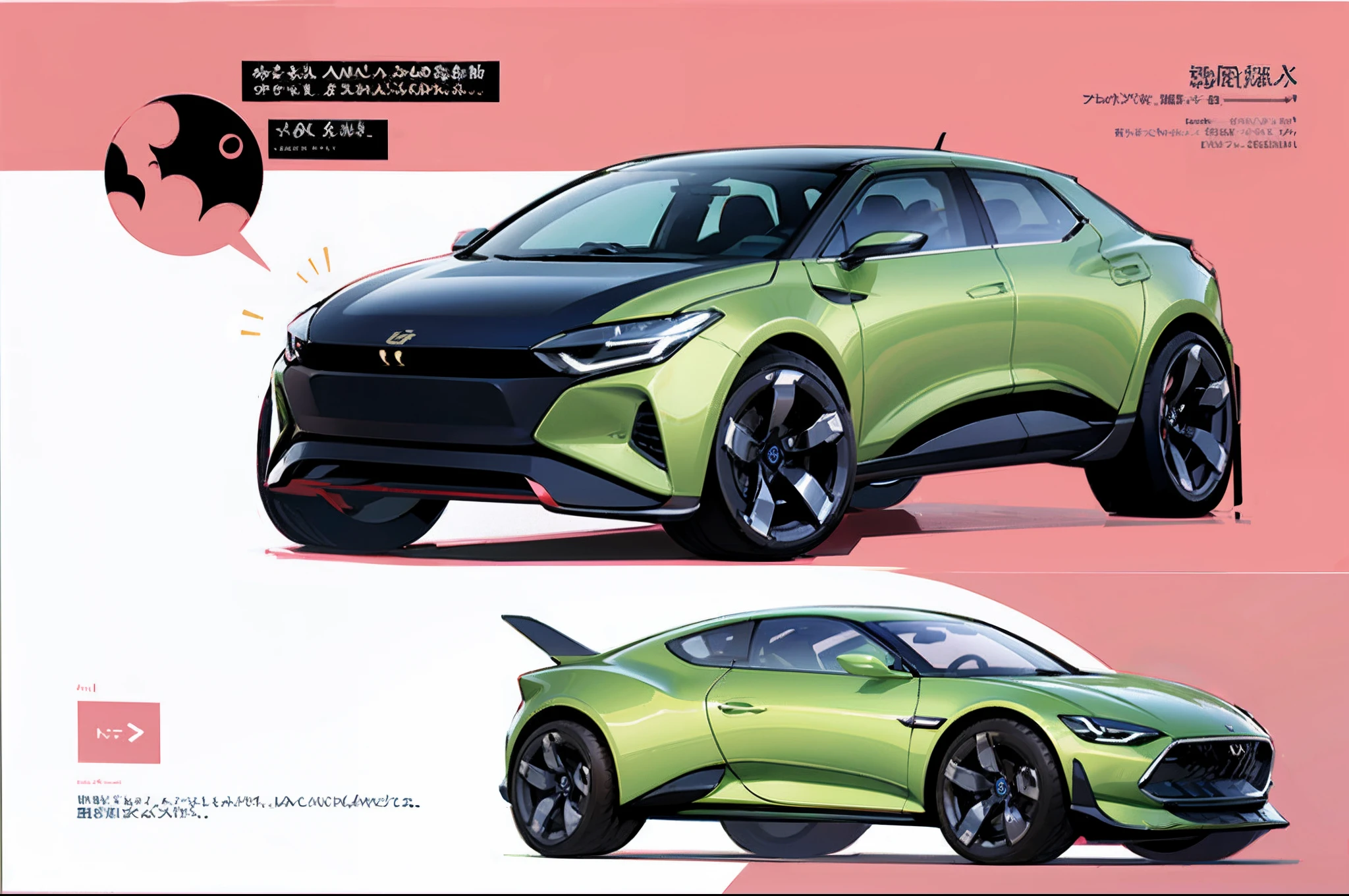 Buggy concept car,Stylish design for the future,Very unique,It's pretty cool,Very stylish design。