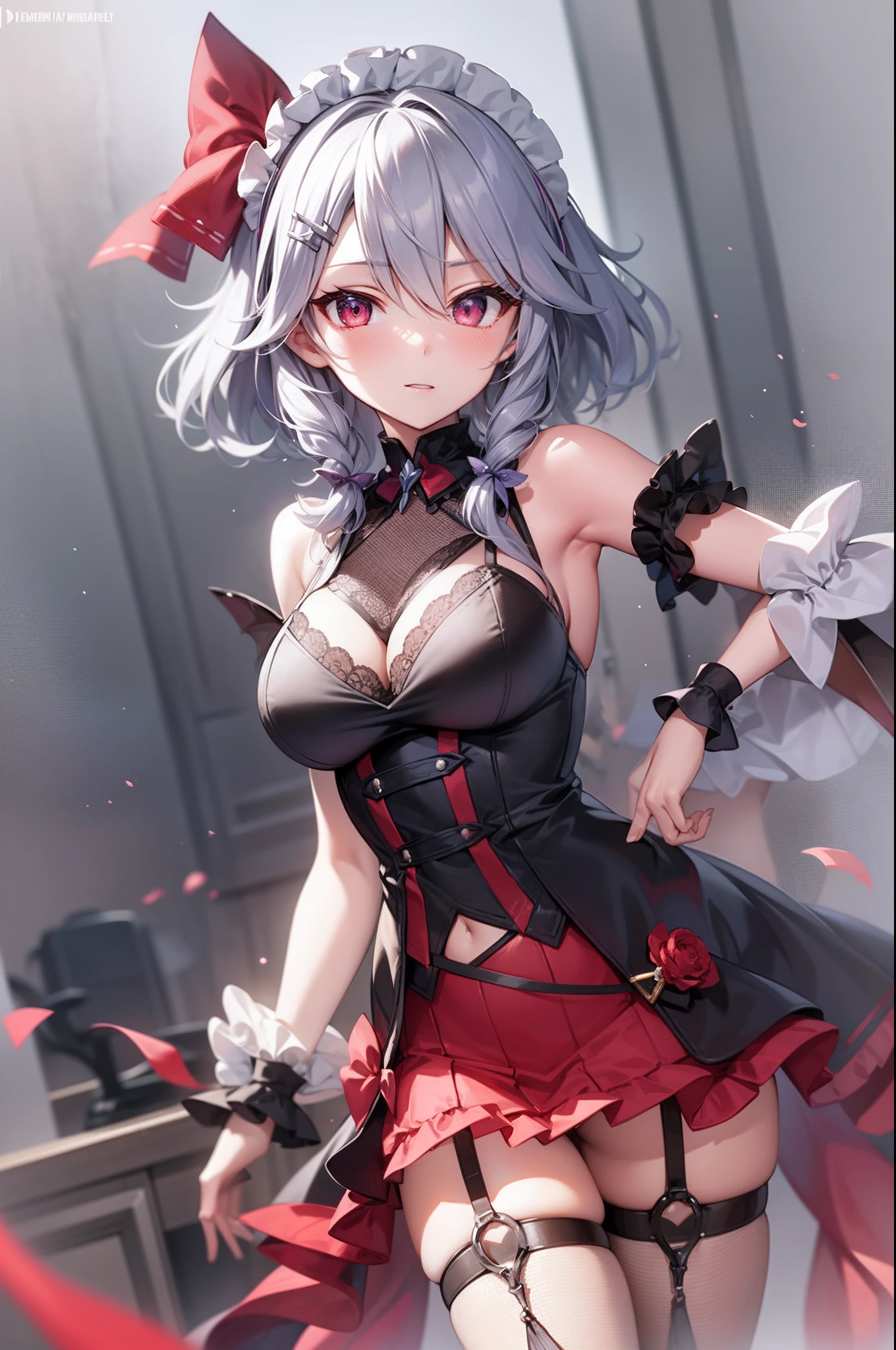 2girls,Izayoi Sakuya,Remilia Scarlet