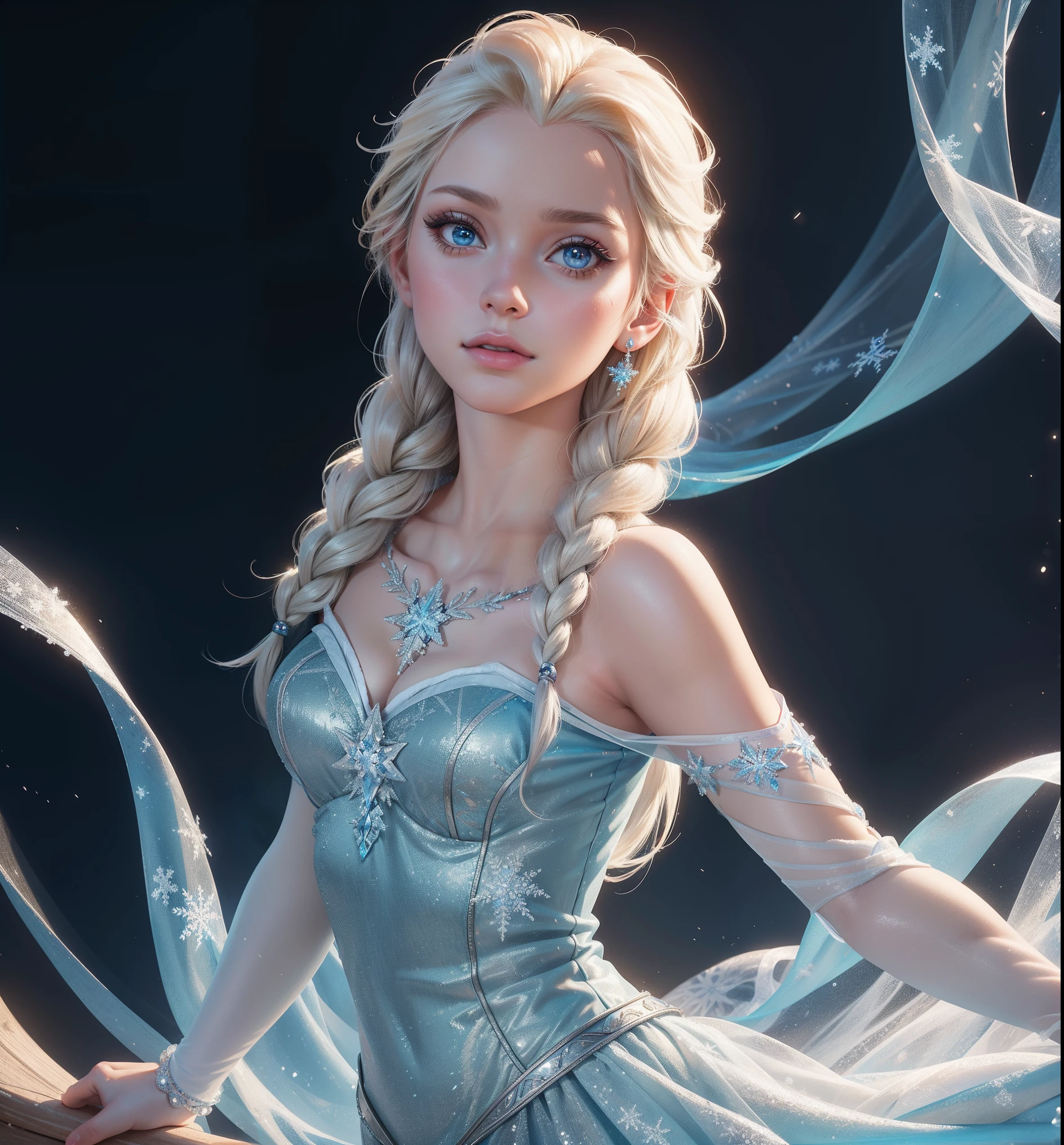 masterpiece, elsa \(frozen\), (1girl:1.1),(extremely detailed:1.2), super hd, 8k, (intrincate details:0.8), hyper realistic, professional photo, exceptional,