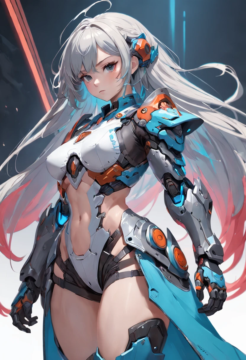 A close-up of a man in armor, full body concept, full body concept art, detailed full body concept art, ( ( concept art of character ) ), female mecha, senior concept artist, beautiful full-body concept art, interesting character design, full body action concept art, skin concept, inspired by the senior character artist, Feng Zhu concept art