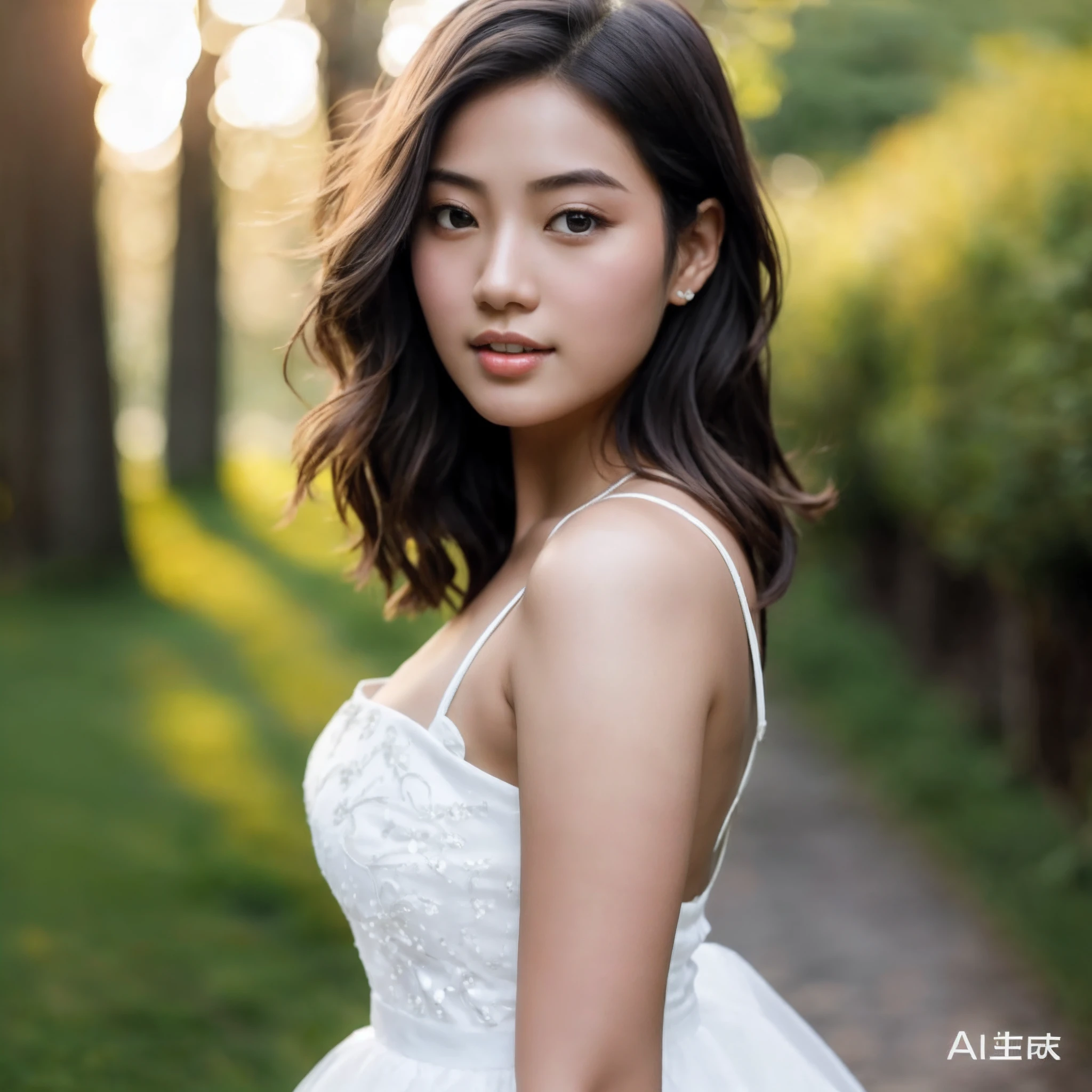arafed woman in a white dress posing for a picture, 50 mm lens photo portrait, 60mm portrait, dslr 5 0 mm portrait photo, 7 0 mm portrait, young beautiful woman, a beautiful woman in white aodai, Beautiful asian woman, Beautiful Asian girl, 50mm portrait, Gorgeous young Korean woman, Beautiful young Korean woman, Beautiful young Asian woman
