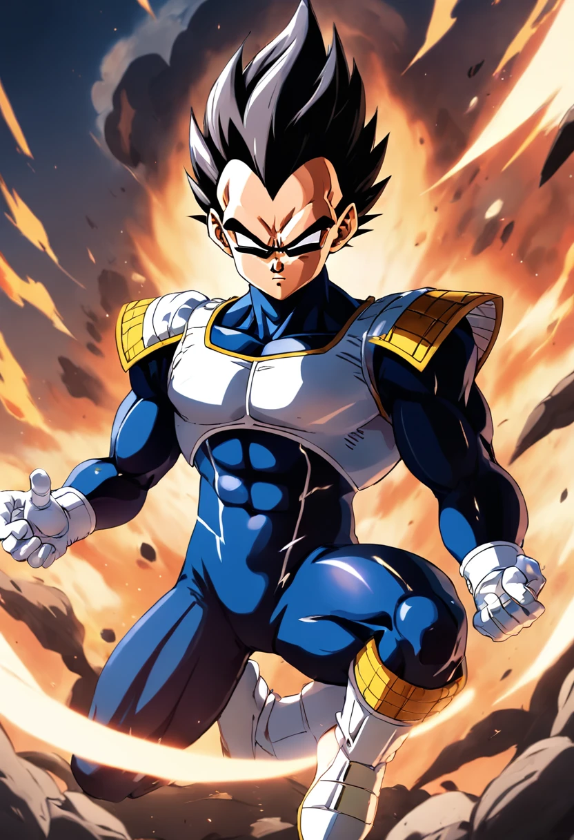 Sexy Woman Breasts Athletic Body Super Saiyan Blue Hair Body Rays Vouta NSFW