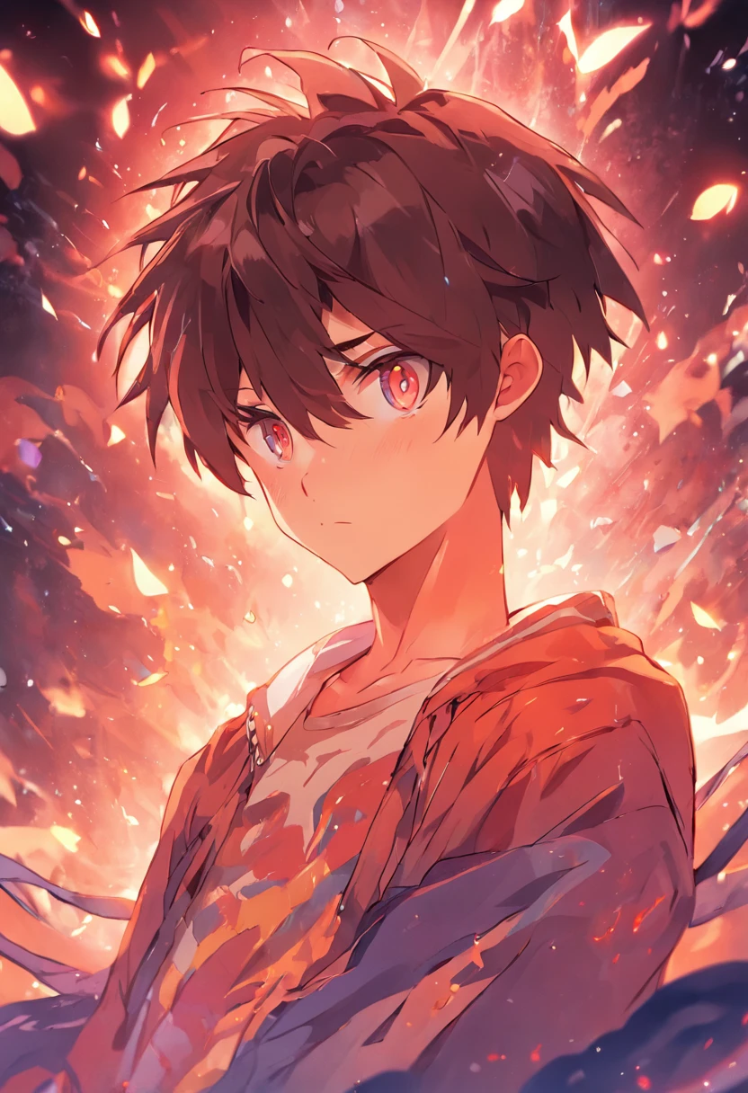 The boy has fair skin,wearing underpants,playing game