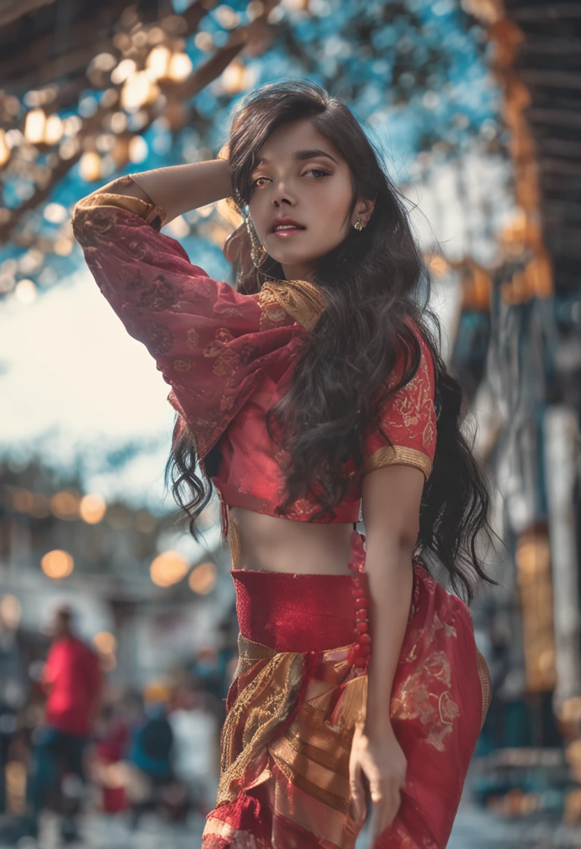 Best quality at best,A masterpiece of art,VerydetailedCG,8K,Perfectcomposition,Full body photo,Very meticulous,The resolution is high,The is very detailed,Beautiful Meticulous Girl,very detailed eyes and faces,film lighting,1girll,European ancestry,wavy hair,looks into camera,Be red in the face,Open-mouthed,Natural sagging,perfect bodies,muscular toned,Hip width,Thigh thick,spreads her legs apart,Sweat runs all over the body,Drunken,Lazy,