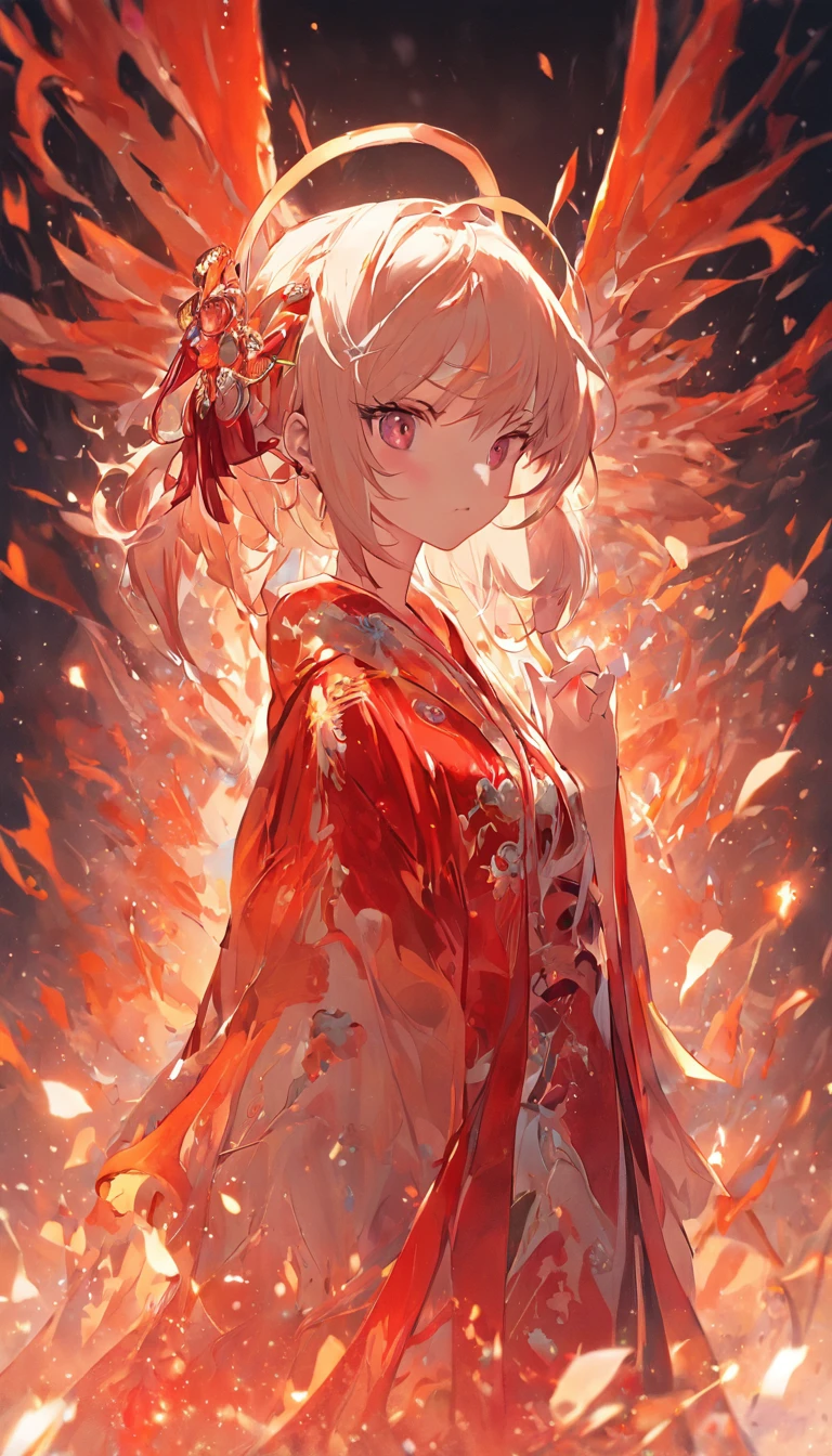 32K(tmasterpiece,k hd,hyper HD,32K)short detailed hair,Gold jewelry area in the back room,Flame Girl ,Yao Lang protector (realisticlying:1.4),Python pattern robe, red-orange tiara,Snowflakes fluttering,The background is pure,Hold your head high,Be proud,The nostrils look at people, A high resolution, the detail, RAW photogr, Sharp Re, Nikon D850 Film Stock Photo by Jefferies Lee 4 Kodak Portra 400 Camera F1.6 shots, Rich colors, ultra-realistic vivid textures, Dramatic lighting, Unreal Engine Art Station Trend, cinestir 800,Hold your head high,Be proud,The nostrils look at people