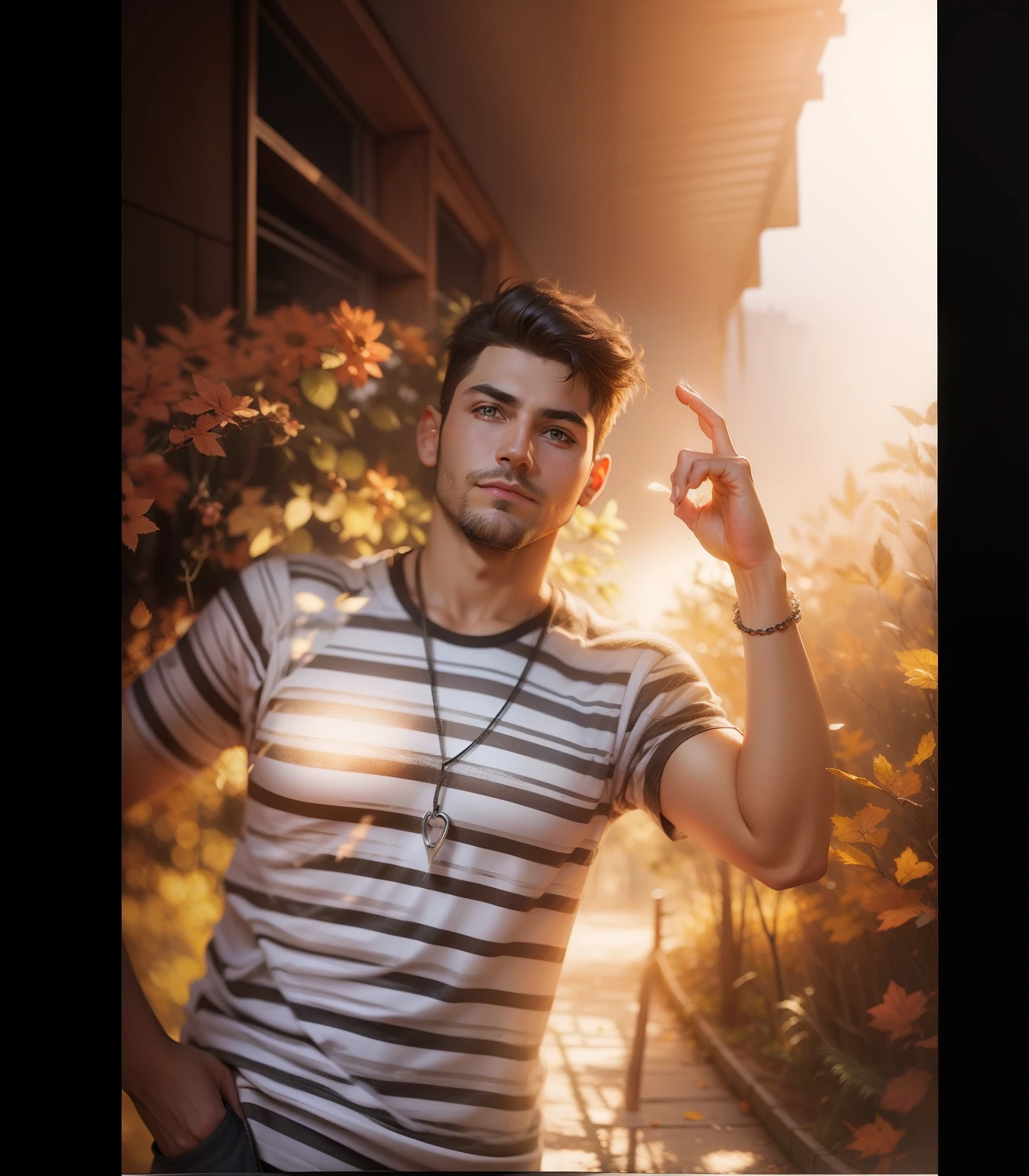 Background changing photo editing