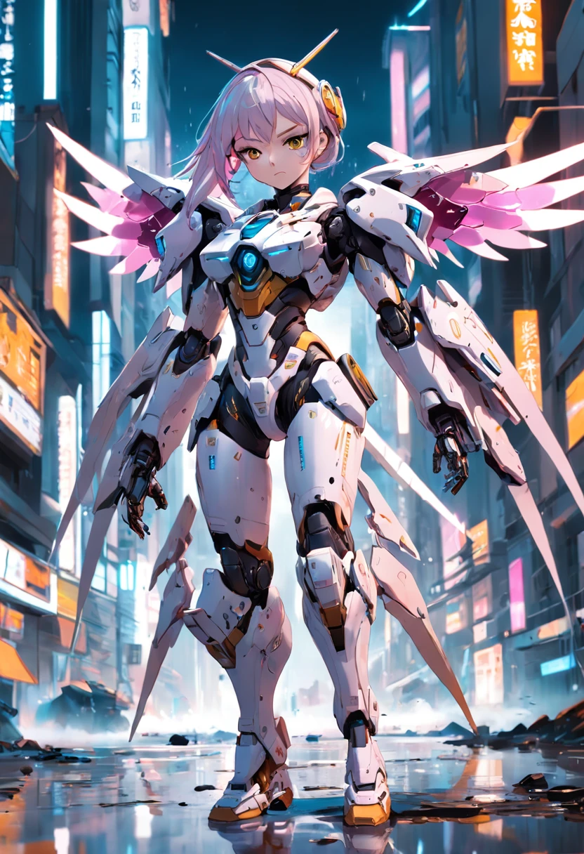 woman,The body is covered with an exoskeleton of an insect,chest plate,Walk the streets,the sideview,Whole body diagram