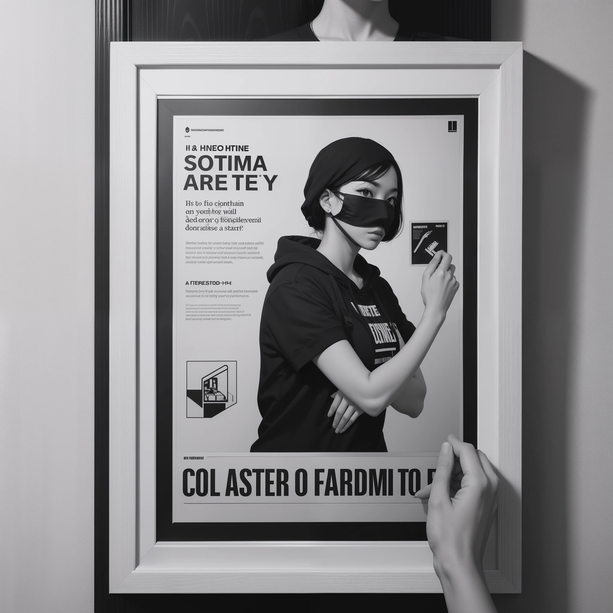 simple vector sticker, framed poster monochrome, isometric, no human,Safety awareness poster