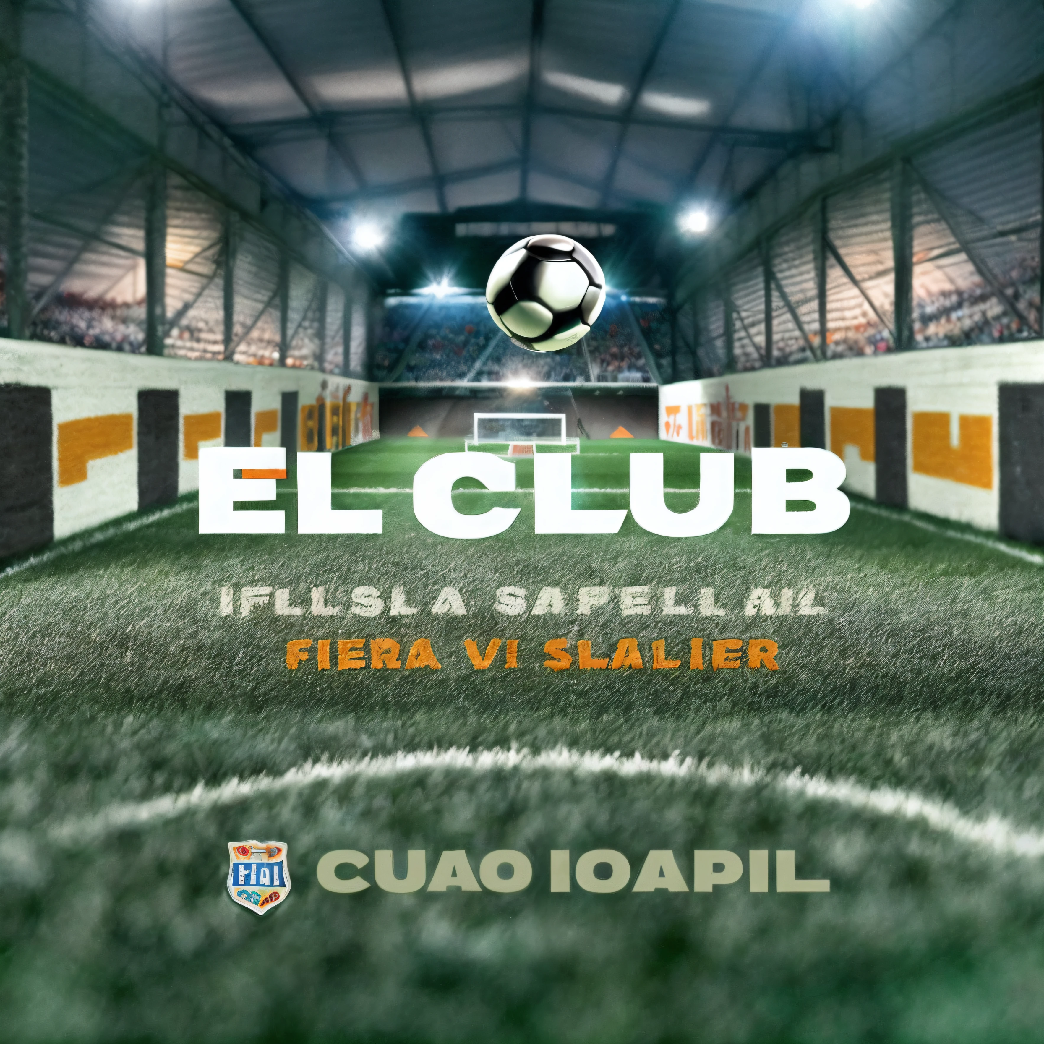 Image of a football field with a soccer ball, club, by Gina Pellón, por Maximilian Cercha, evento, by Hugo Sánchez Bonilla, VIP Room, Cinematographer, Historia de Instagram, clubs, anuncio, by Carlos Francisco Chang Marín, 🕹️ 😎 🔫 🤖 🚬, club nocturno, por Daniel Lieske