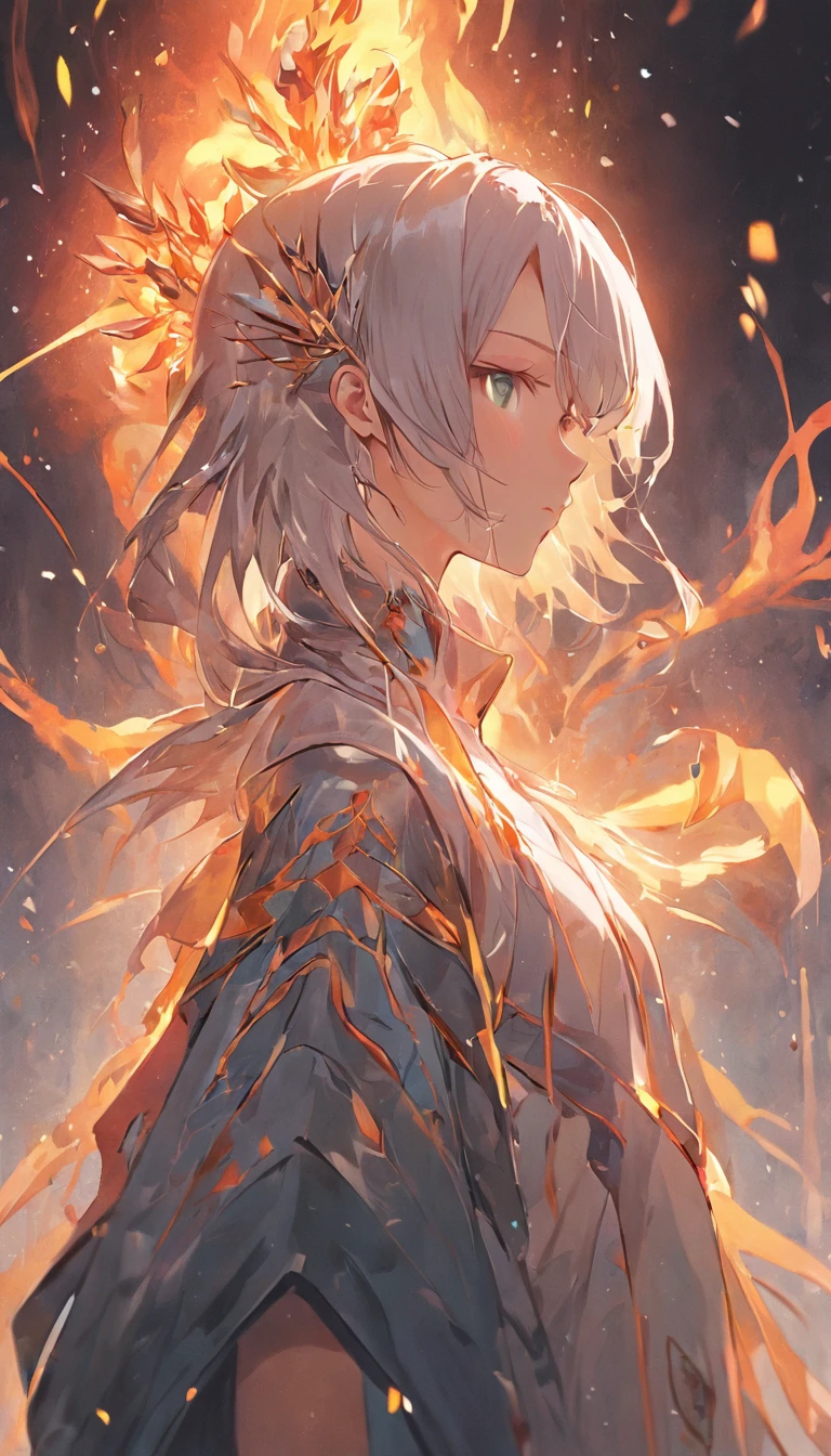 32K(tmasterpiece,k hd,hyper HD,32K)short detailed hair,Gold jewelry area in the back room,Flame Girl ,Yao Lang protector (realisticlying:1.4),Python pattern robe, black tiara,Snowflakes fluttering,The background is pure,Hold your head high,Be proud,The nostrils look at people, A high resolution, the detail, RAW photogr, Sharp Re, Nikon D850 Film Stock Photo by Jefferies Lee 4 Kodak Portra 400 Camera F1.6 shots, Rich colors, ultra-realistic vivid textures, Dramatic lighting, Unreal Engine Art Station Trend, cinestir 800,Hold your head high,Be proud,The nostrils look at people