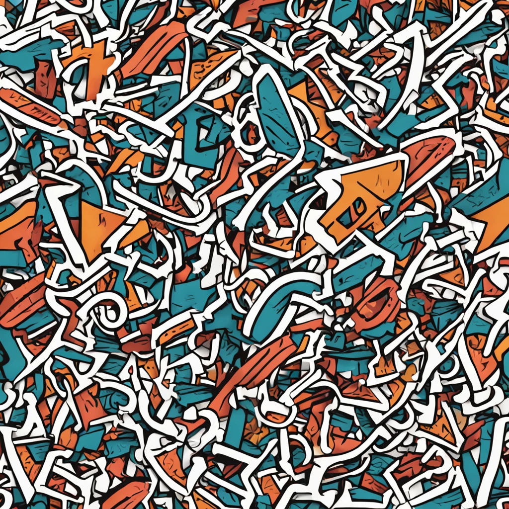 best qualtiy：2k，Stickers consisting of minimalist letters F and C letters