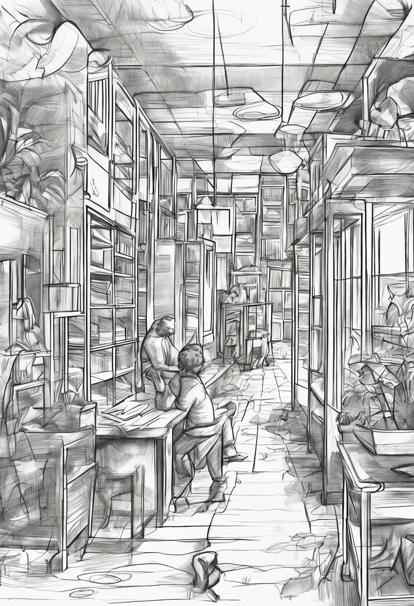 Blue hand-drawn sketch, Line sketch, Simple line drawing Promoting movement and exploration is intrinsically linked to fostering a conducive learning environment.