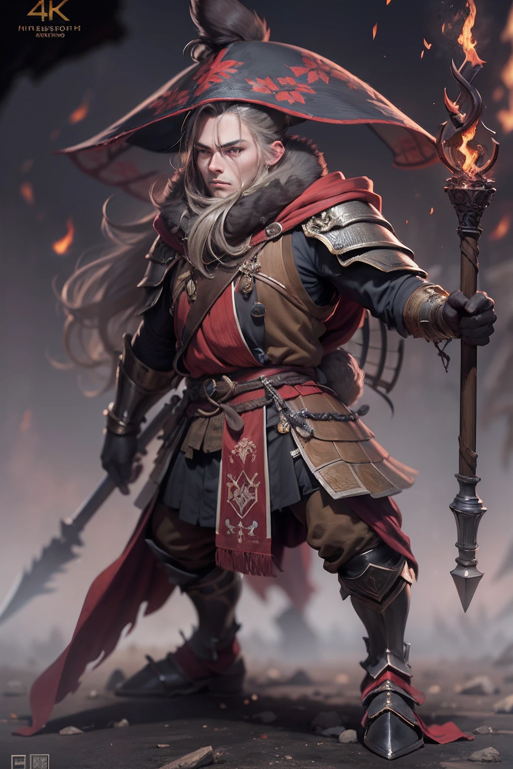 (anthropomorphic turtle),(rabbit warrior:1.4),coda,a tall body,Stout limbs,disdain,ran,tosen,The long hairs of the flame fluttered in the wind,combats,Dynamic lines,Dimly lit battlefield,Ruined castle,(stereoscopic perspective:1.4),Works of masters,super-fine,4K分辨率,high qulity,电影灯光,High picture detail,Detailed pubic hair,Epic shooting,Clearly focused hair,Detailed hair depiction,acurate