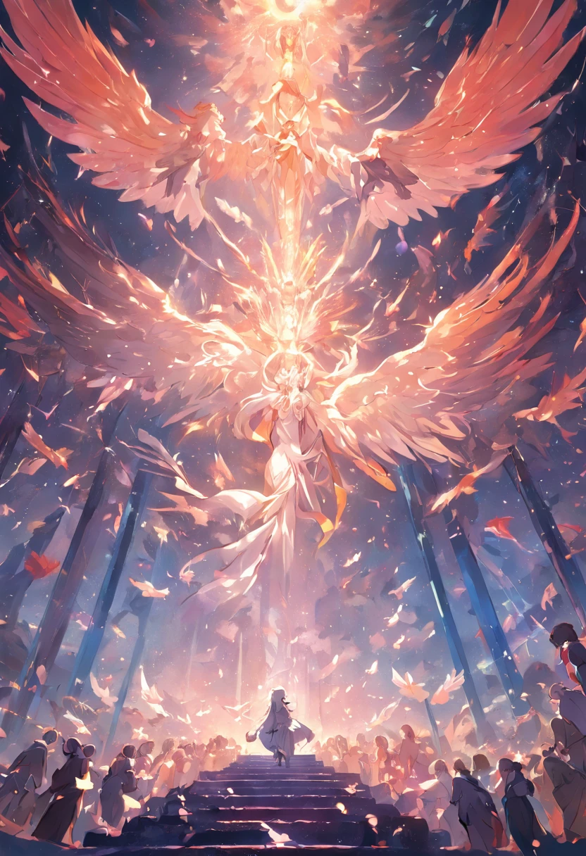 HEAVENLY IMAGES OF HEAVEN WITH PEOPLE AND ANGELS
