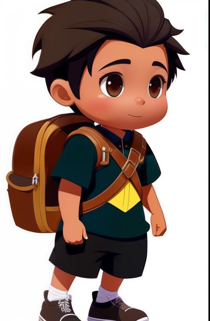 personagem de desenho animado de um menino Maori com cabelo preto e pele negra, vestindo uma camiseta, shorts,
cap and a backpack with different poses and poses;, arte conceitual dos desenhos animados, design de personagem muito estilizado,
Design de personagem estilizado, design de personagem altamente detalhado, Arte infantil em Artstation, design de personagens,
estilo de personagem disney, arte conceitual do menino solteiro, design de personagens animados, design de personagem de alta qualidade,
character exploration, Great character design, in style of disney animation, character illustration