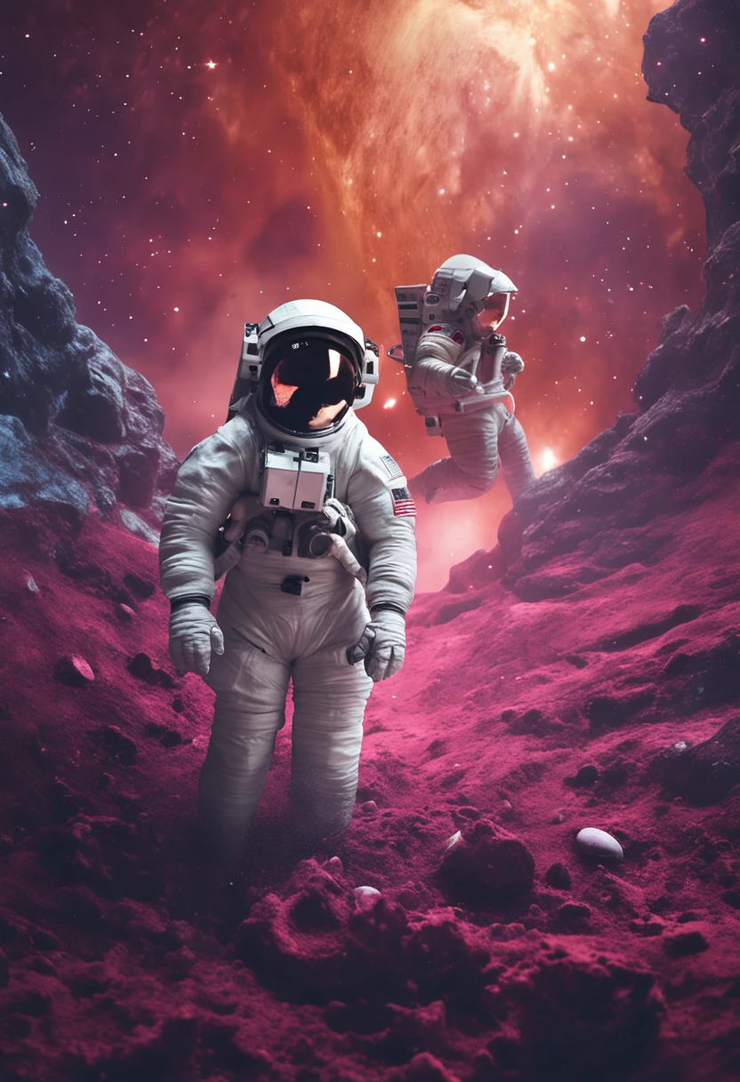 Image of an astronaut in space