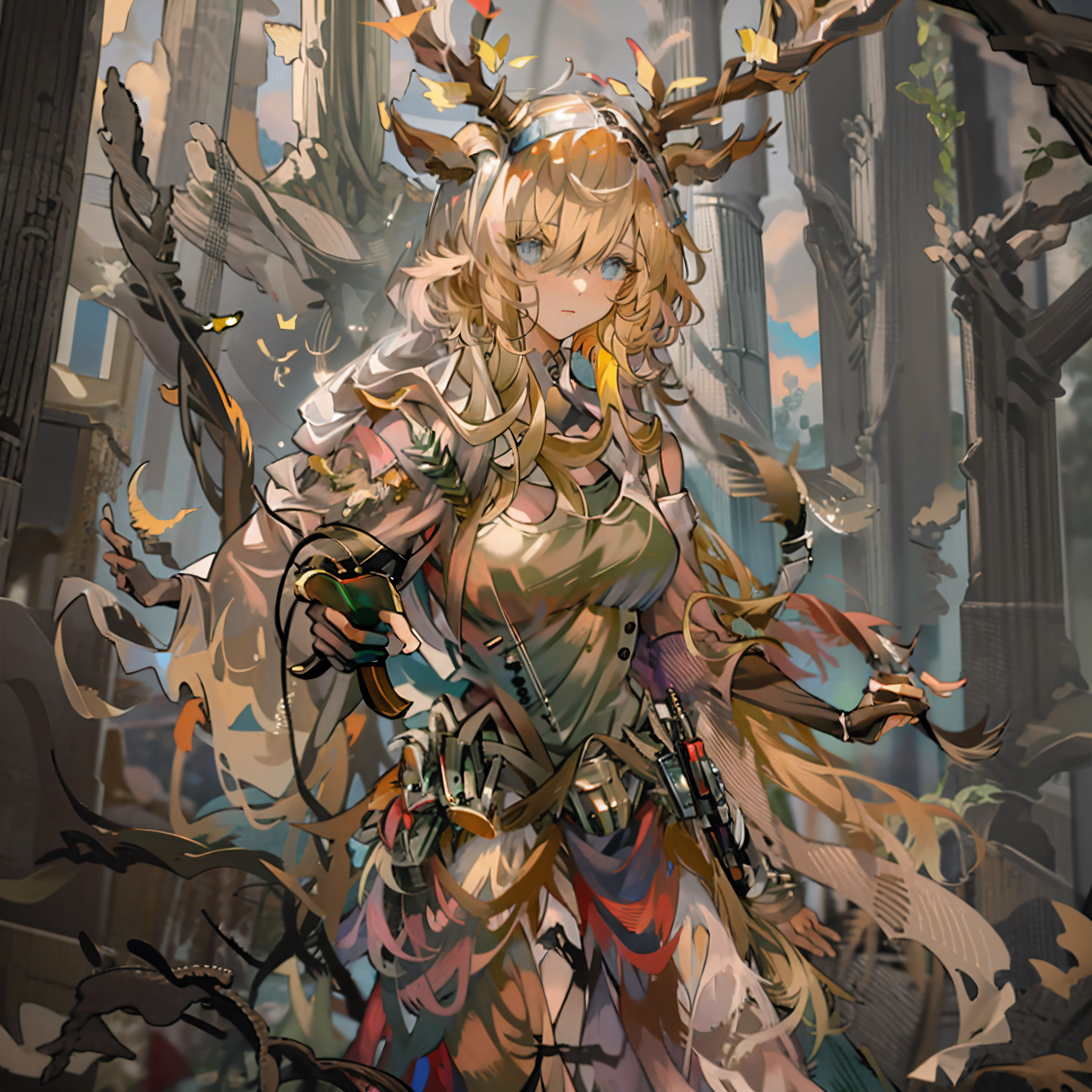 Blonde big breasts，比基尼，Chief of the Bullhead，enchanted