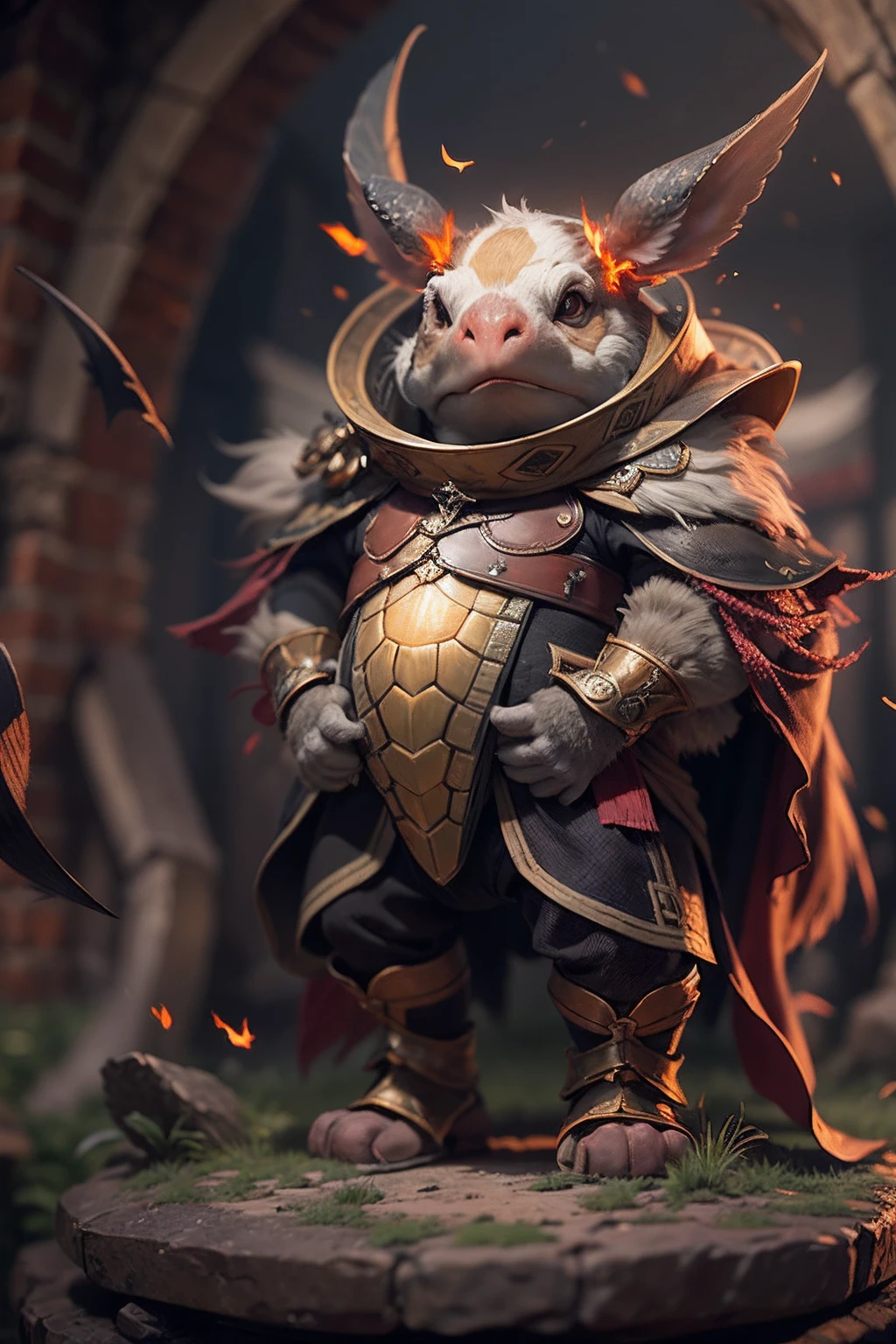 (anthropomorphic turtle),(Shepherd Warrior:1.4),coda,a tall body,Stout limbs,disdain,ran,tosen,The long hairs of the flame fluttered in the wind,combats,Dynamic lines,Dimly lit battlefield,Ruined castle,(stereoscopic perspective:1.4),Works of masters,super-fine,4K分辨率,high qulity,电影灯光,High picture detail,Detailed pubic hair,Epic shooting,Clearly focused hair,Detailed hair depiction,acurate