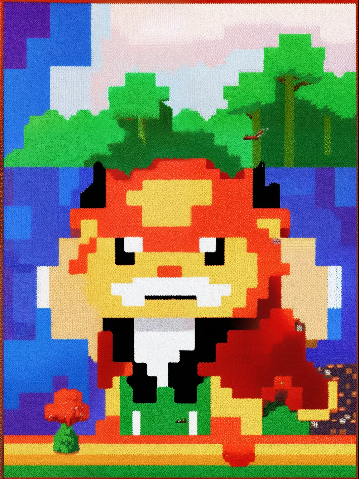 16-bit pixel art,Game characters,cavalier,Dragons,pixel game