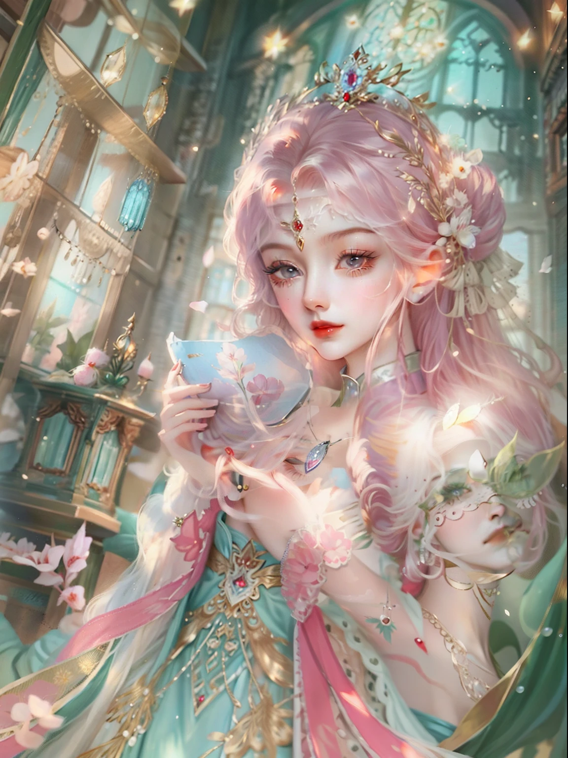Beautiful castle、Beautiful princess、magia