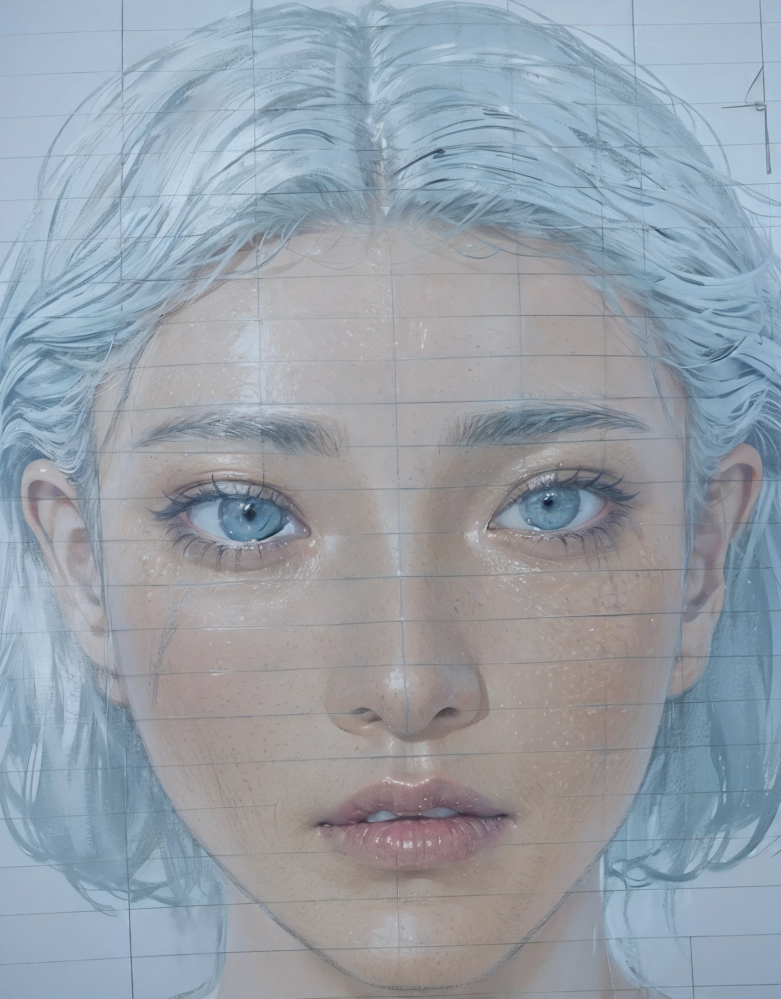 Erase blemishes on the face