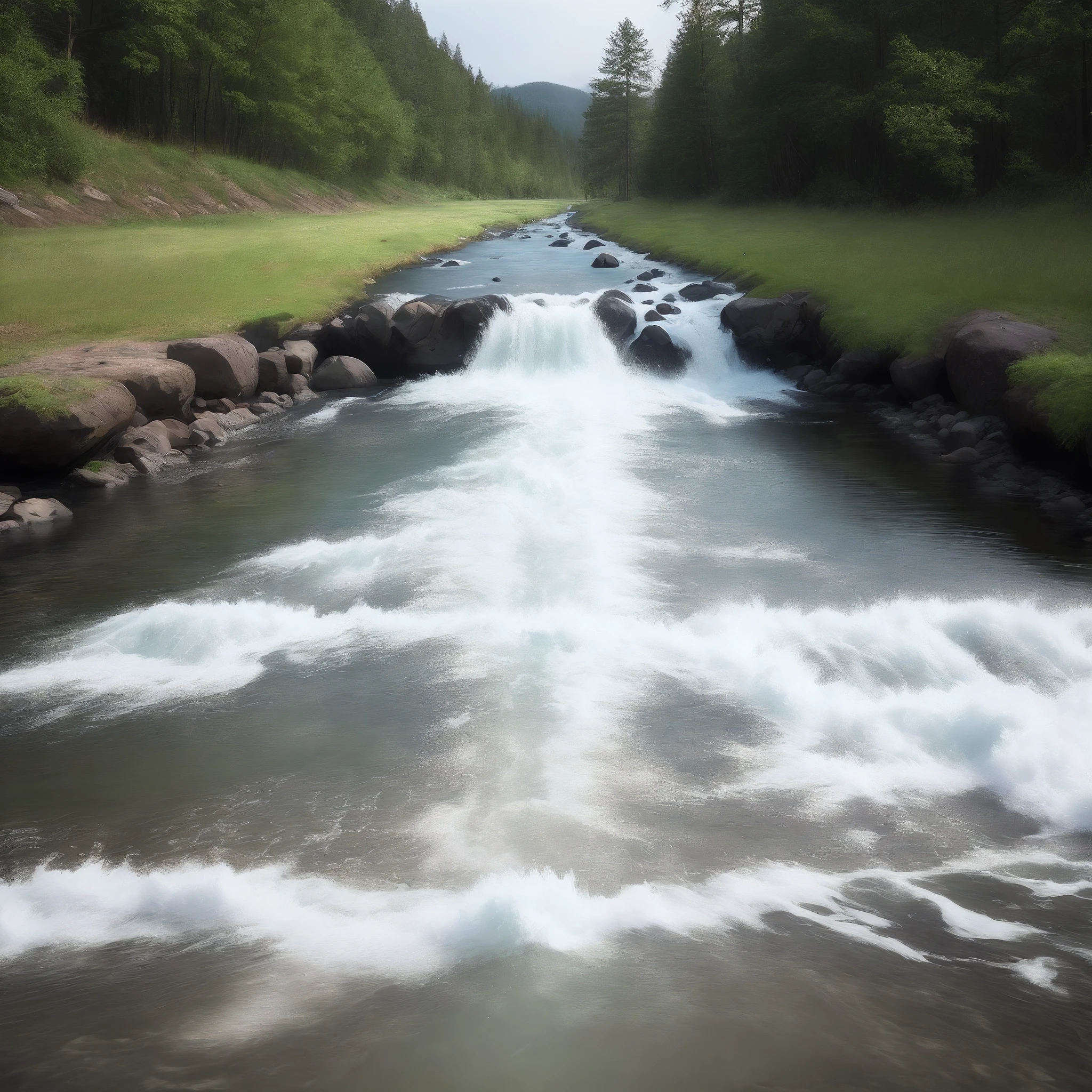A motion camera was washed by 2 streams of water