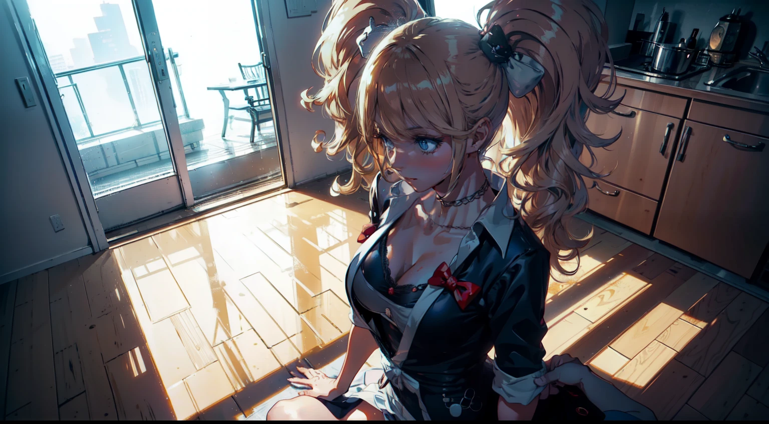 (({nurse:1.3)),hiquality, hight resolution, ultra-detailliert, high-level image quality, hightquality, anime illustrated, (finely detailed beautiful eye: 1.2), Detailed eye depiction, (finely detailed eyes and detailed face:1.3), (extremely details CG, Best Shadow:1.1), Depth of field and blur, (Perfect Detail: 1.1) , digitial illustration, Enamel Art, Center, Watercolor painting, art stations, concept-art, character sheets, Lightning Wave, beautiful anime watercolors, Vibrant colors, Sharp Focus, art by:hyung tae kim, Fine detail, intricate detailes, Curvaceous body, Detailed eye depiction, Vibrant colors,((Nervous look before riding a roller coaster))