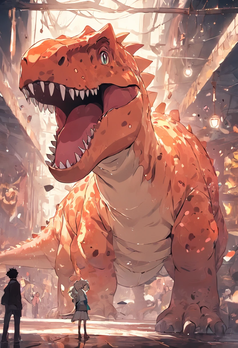 A hilarious combination of dinosaurs and pizza in one,adolable,Funny,