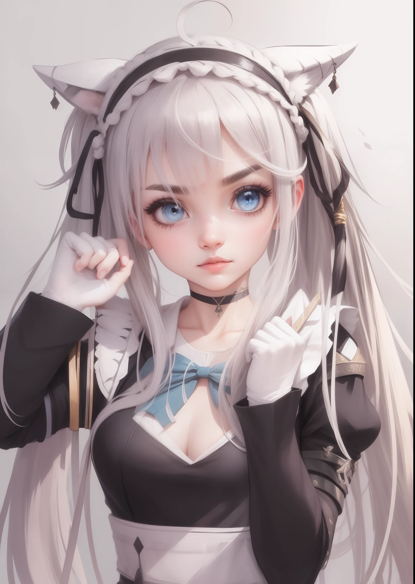 Sword eyebrows,Greek nose