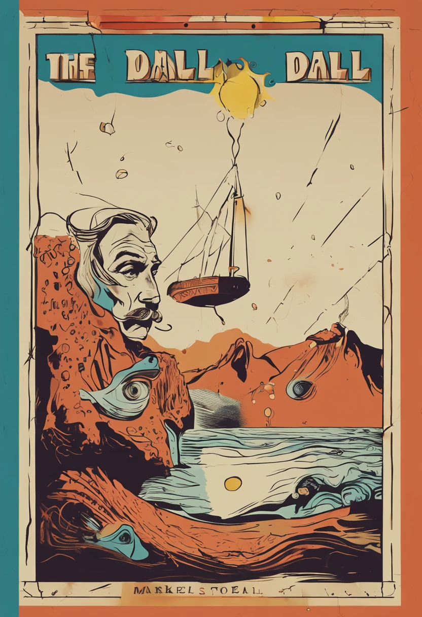 Salvador Dali-style graphic. Modern and when controversial . fotorrealismo