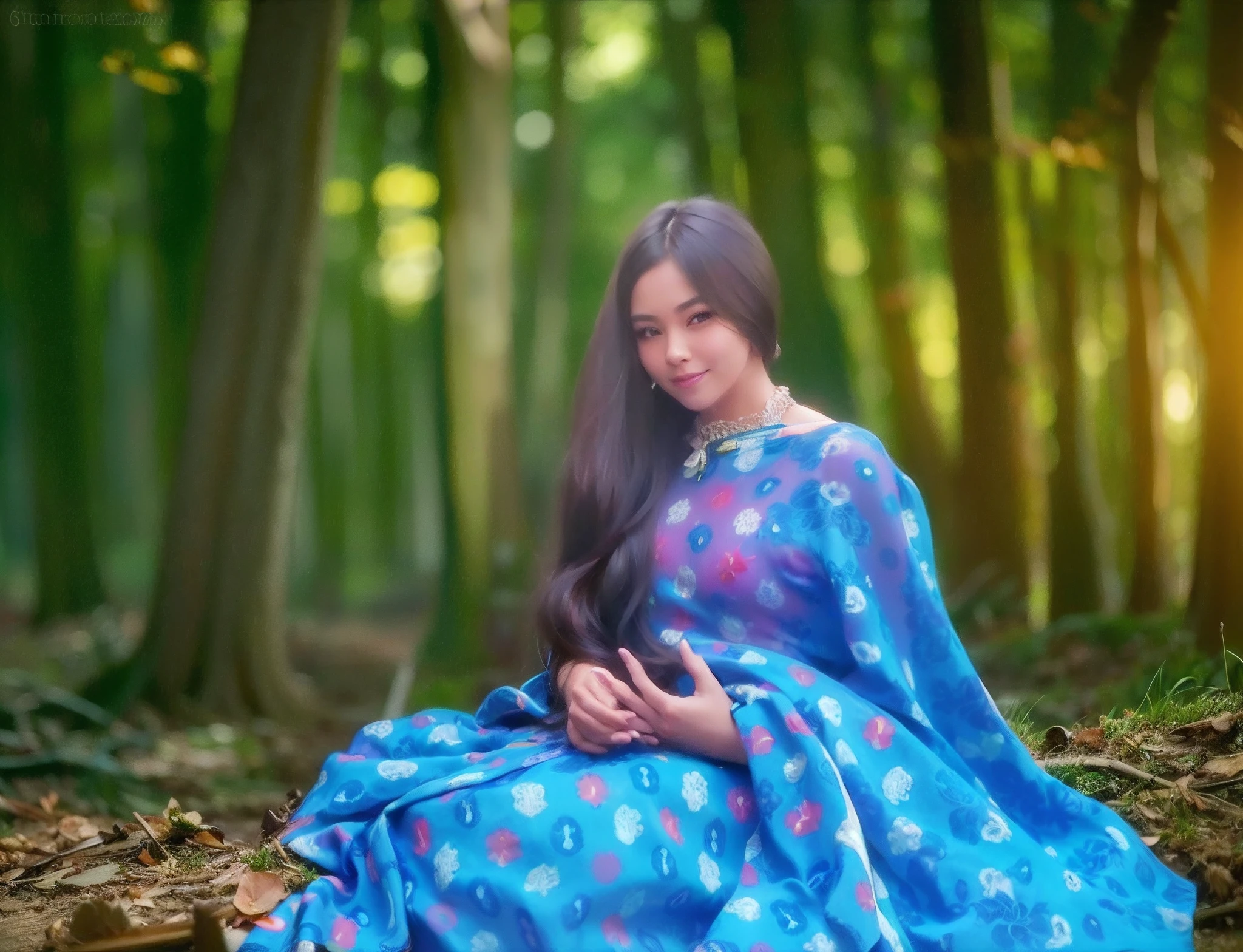 head to thigh, (photorealistic:1.4), best quality, natural , (17yo cute girl:1.2), (looks little smile:1.2), (Jpop:1.08), (cute eye makeups:1.1), (see-through lace leotard), pubic hair, round breasts, (hands behind head:1.1), (armpits:1), (black hair:1.2), (ulzzang-6500-v1.1:0.66), (long hair:1.5), (very beautiful face), (ultrarealistic 8k), (attractive), (blue sky), (birds flying in the sky), (butterfly), (change the environment), cyberpunk, nsfw, pornhub, big ass, huge boob, girl set on grass, jungle flower