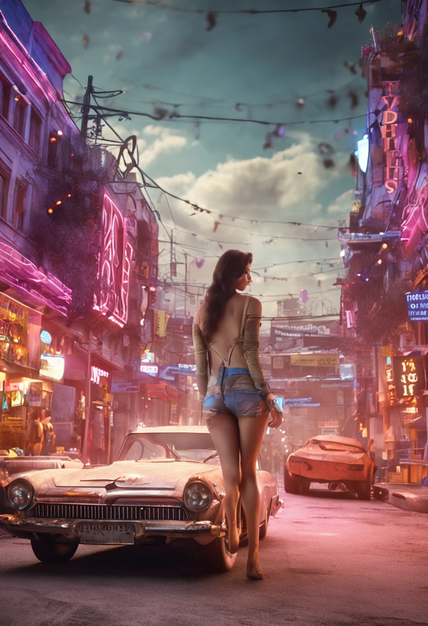 1girl, lingerie, rendered in hyper-realistic 8K resolution.