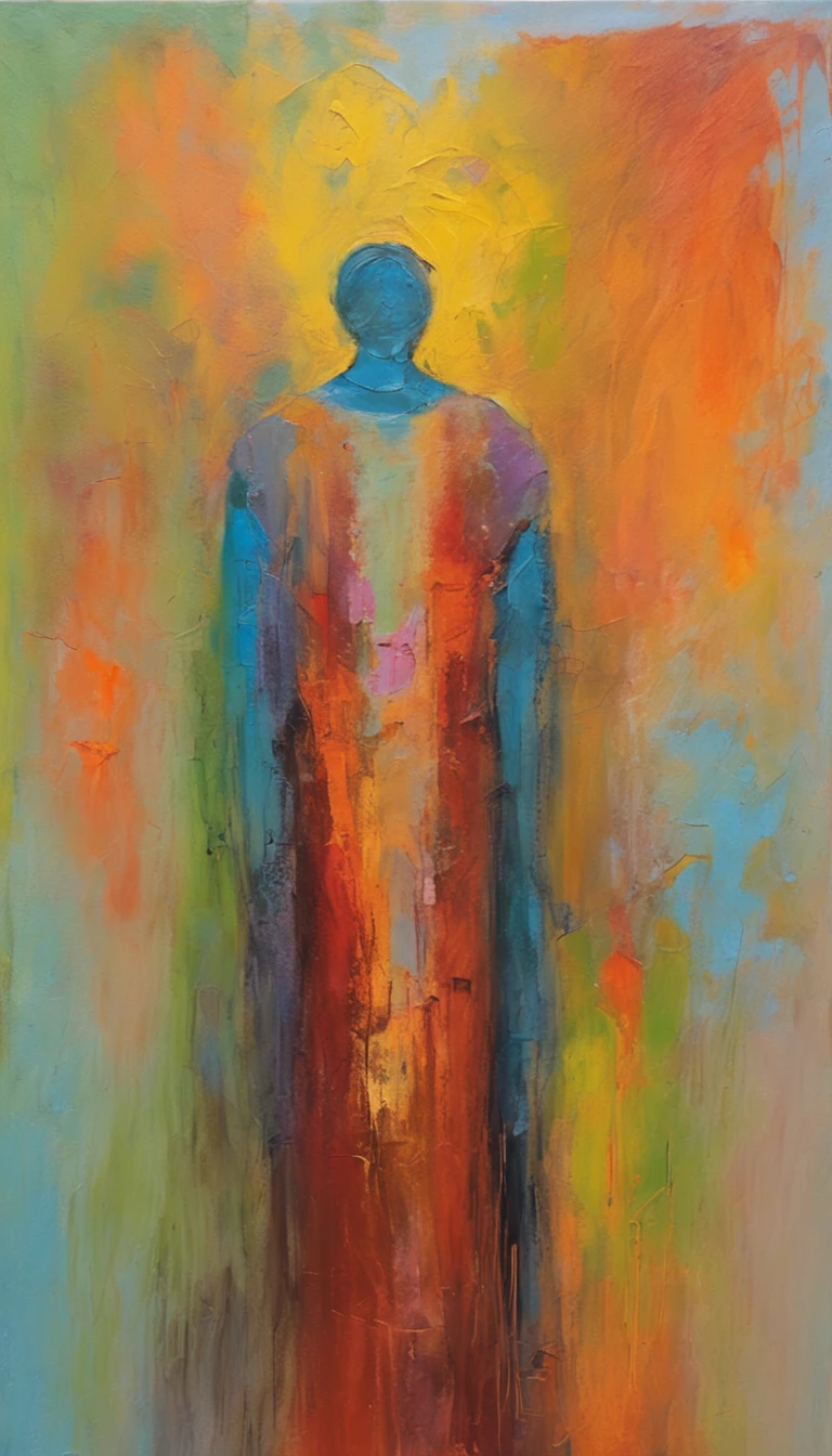 A boy with his own aura