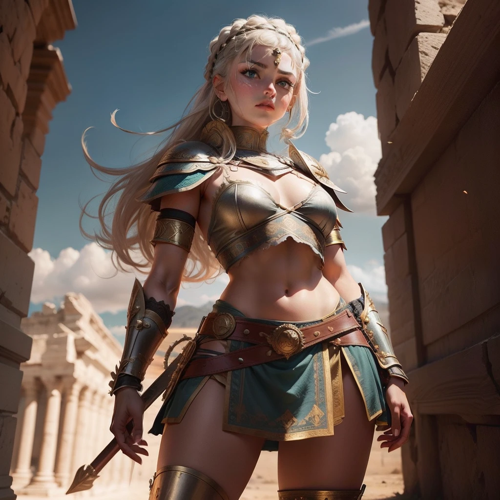Roman warrior girl