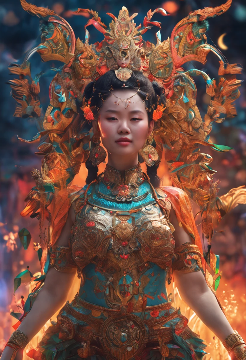 (hoang lap,A high resolution,ultra - detailed,distinctive),1girll,Full body standing painting