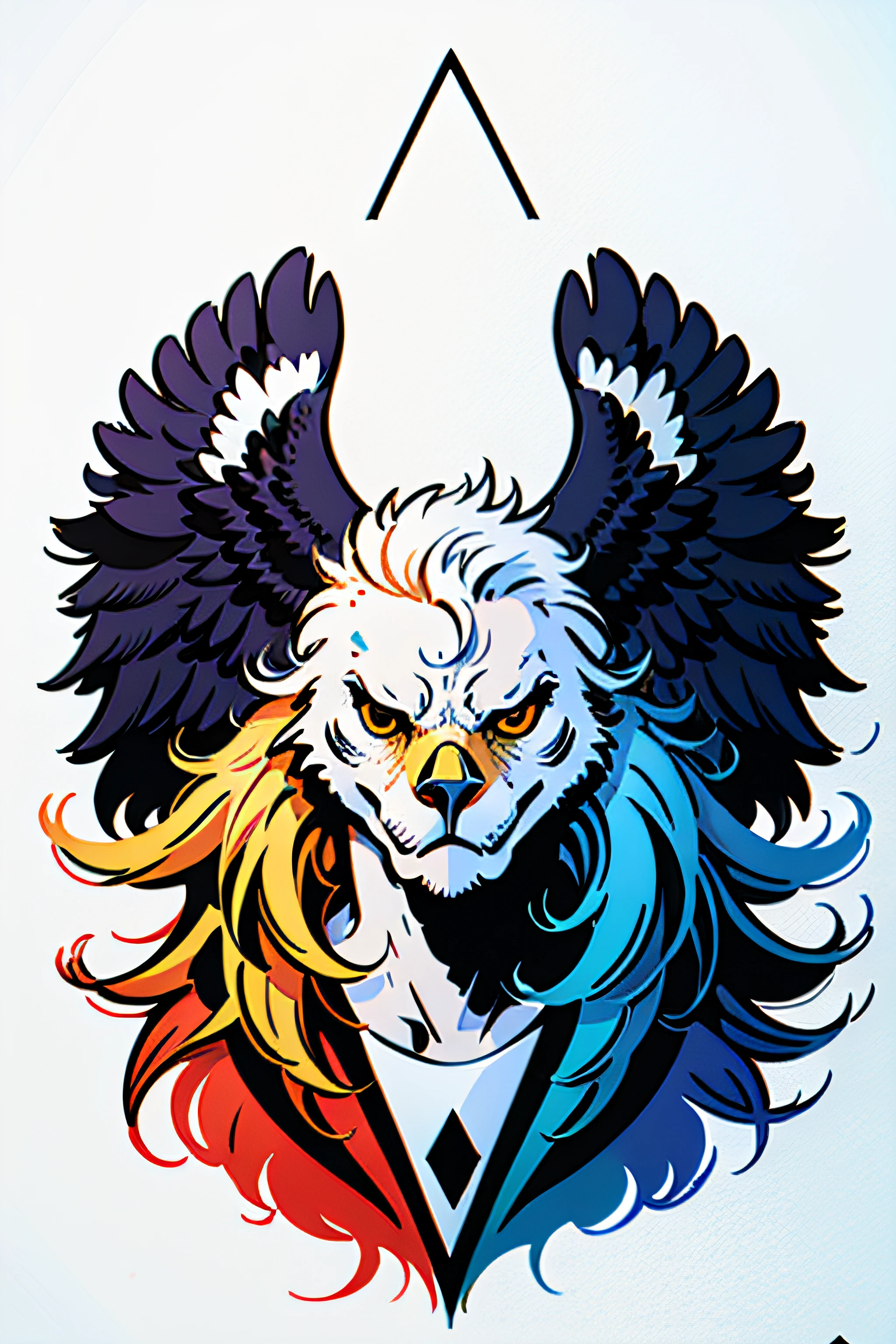 make a unique design of eagle, vector art, minimalist logo, artwork t shirt design, flat design