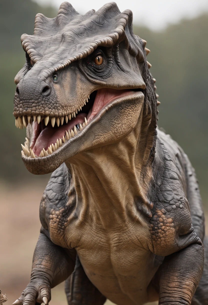 Dinosaurs carry wolves